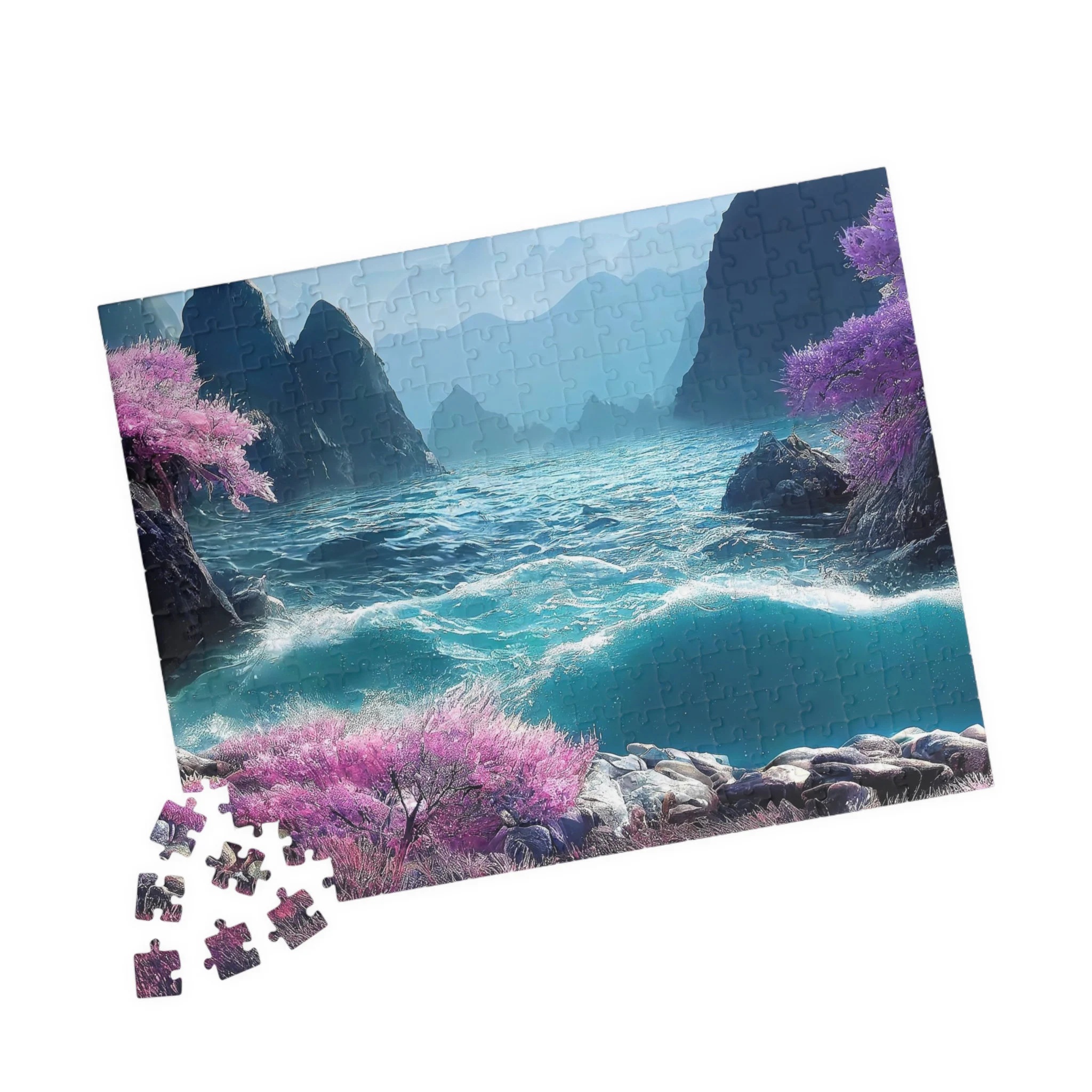 Fantasy Oceanside View Jigsaw Puzzle