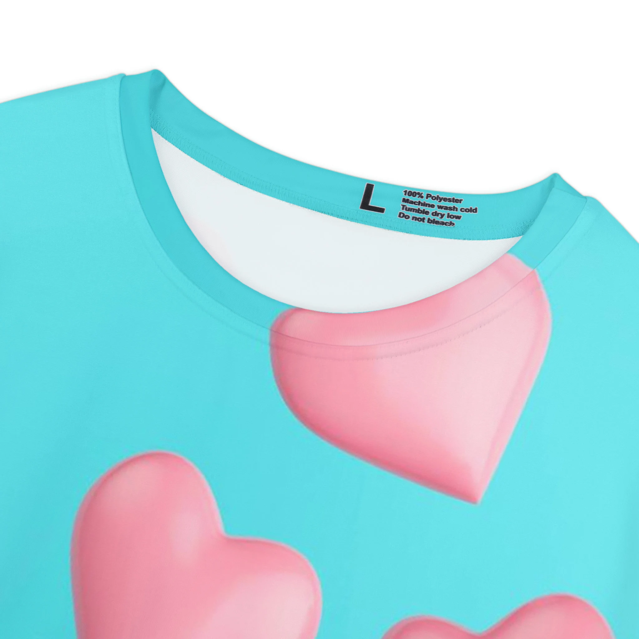 Aqua Valentine Pink Heart Candy T-shirt