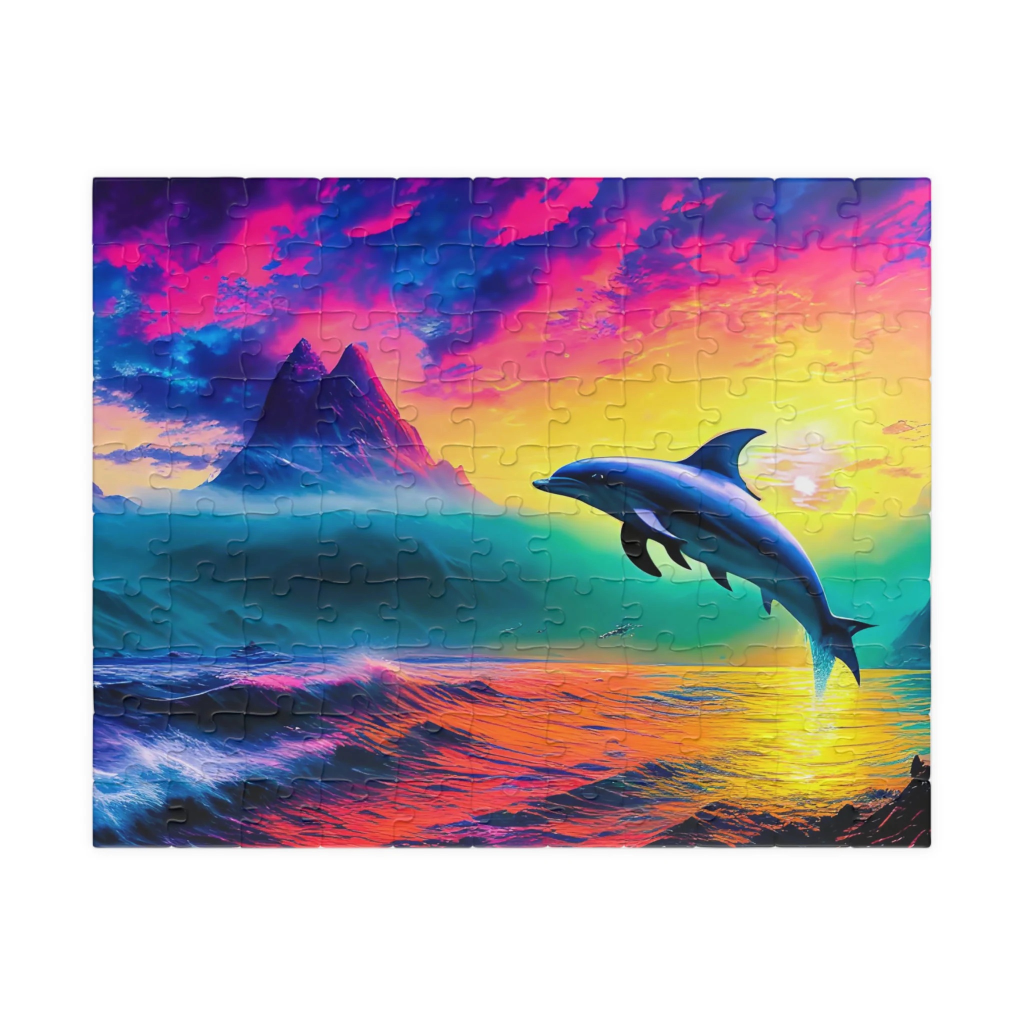 Dolphin Jump Jigsaw Puzzle