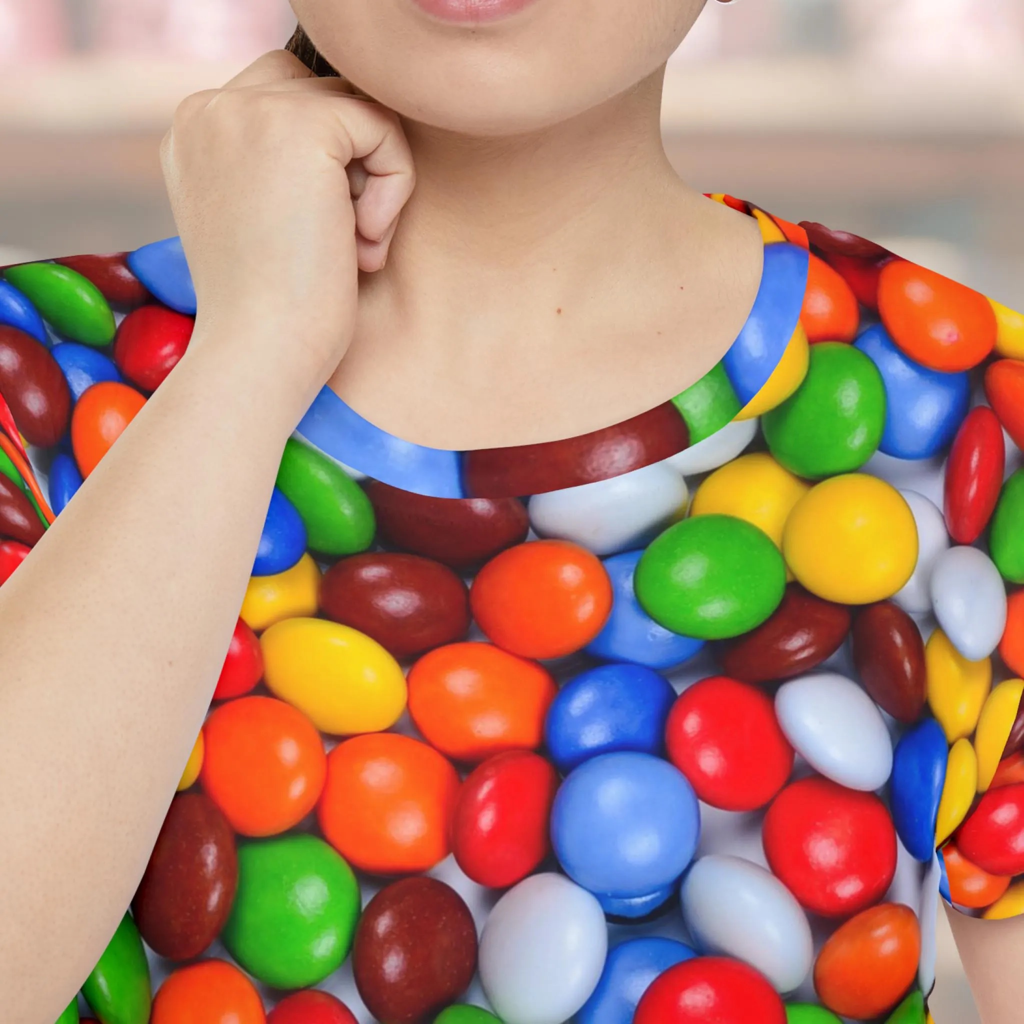 Colorful Candy Graphic T Shirt