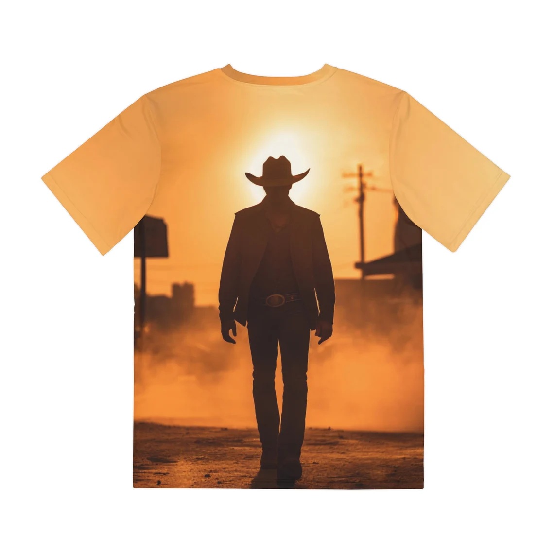 Texas Cowboy Western Graphic T Shirt