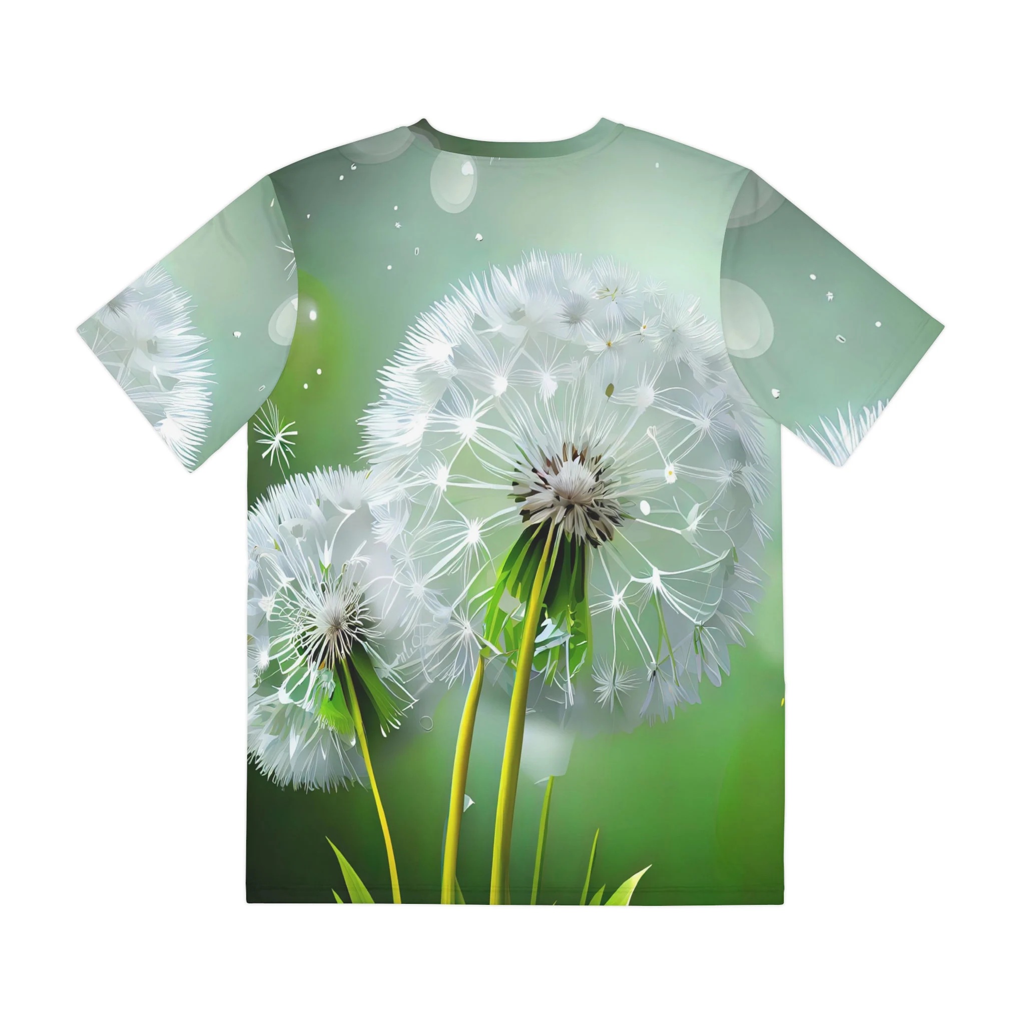 Wishing Flower Green Graphic T Shirt