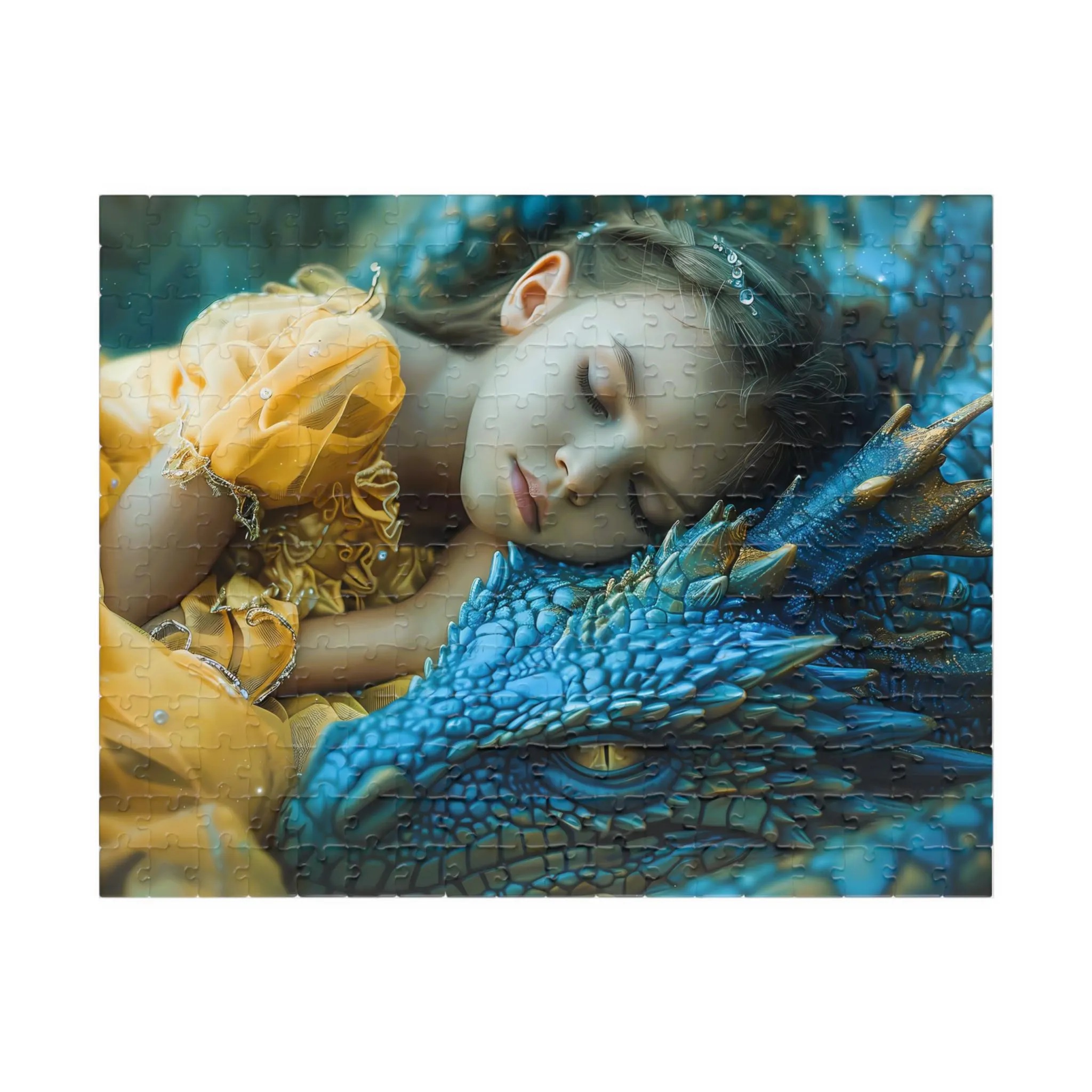 Little Princess and Dragon Jigsaw Puzzle
