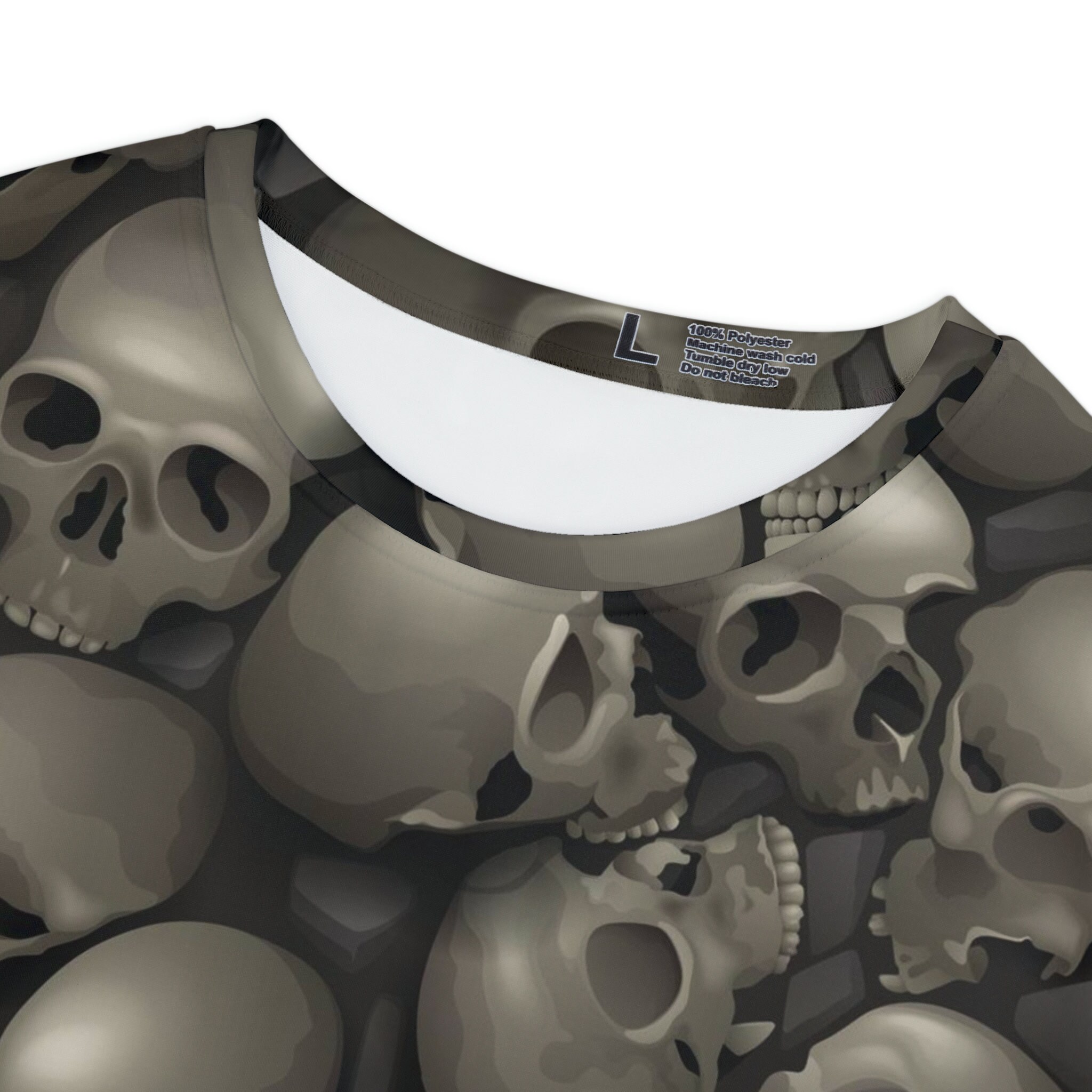 Skull Pile Gothic Horror Graphic T Shirt