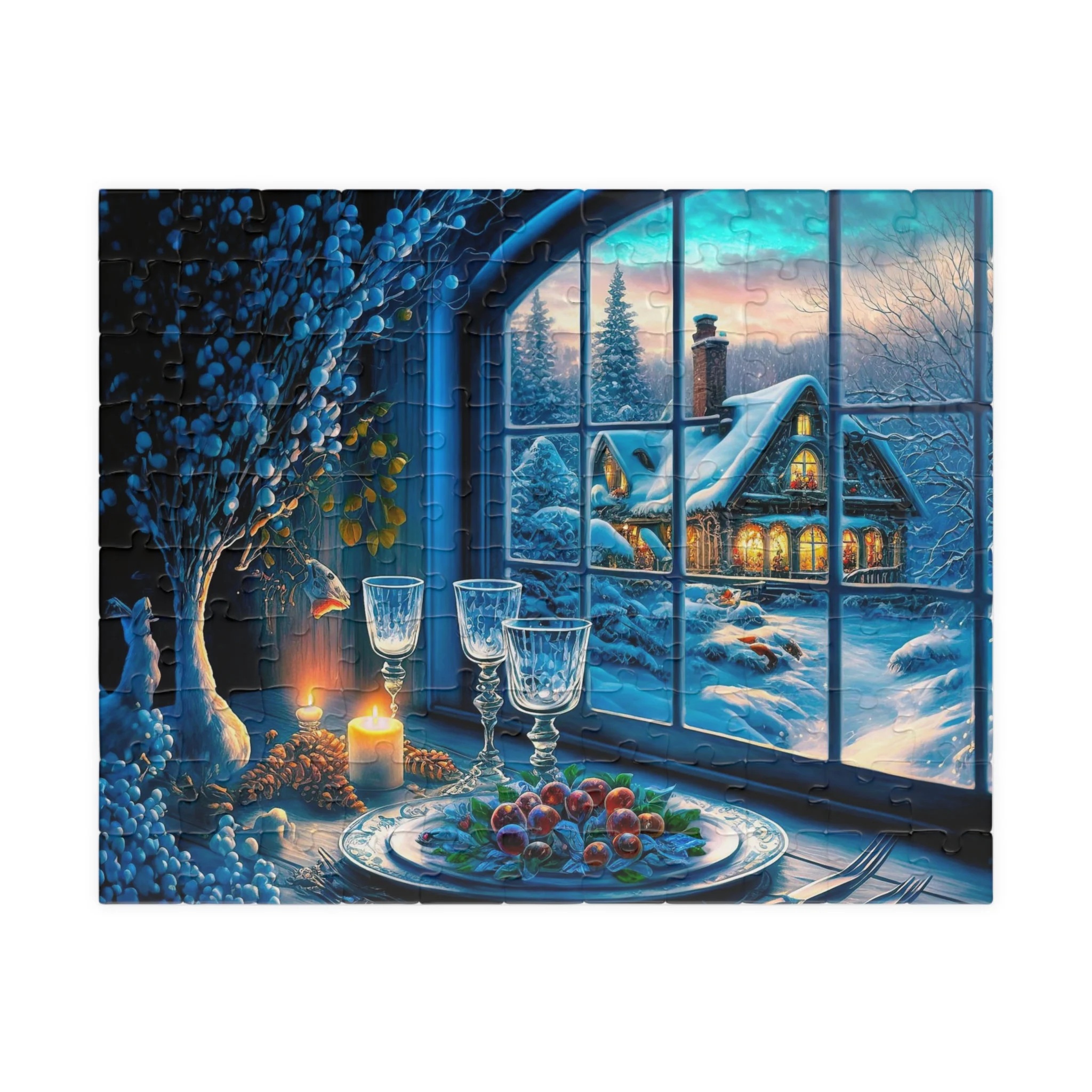 Holidays Through the Window Jigsaw Puzzle