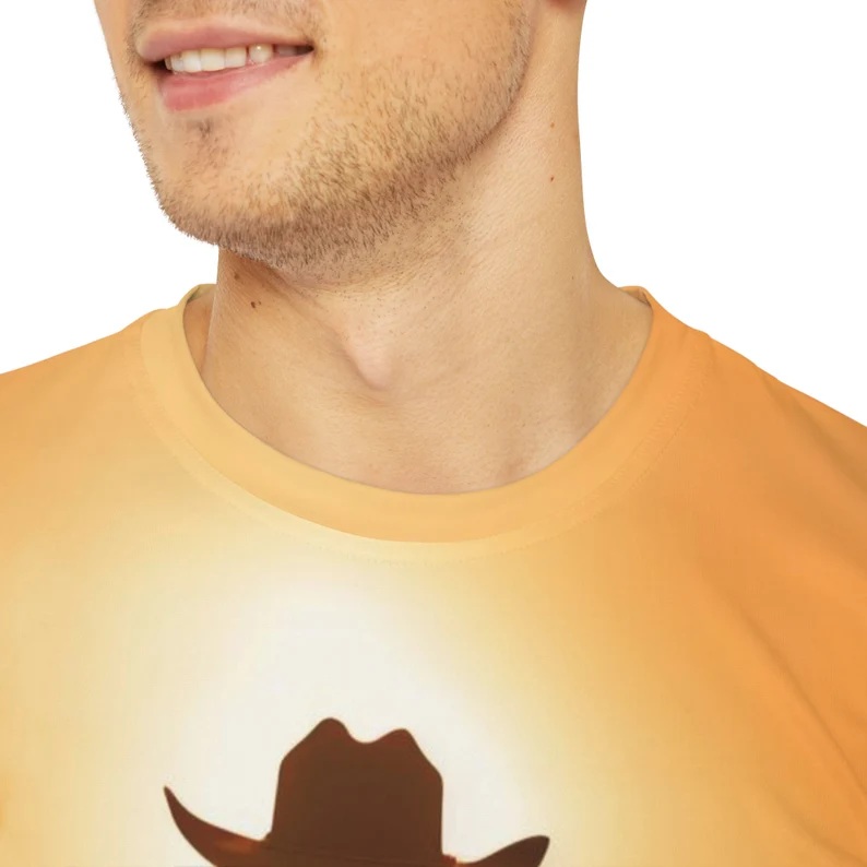 Texas Cowboy Western Graphic T Shirt