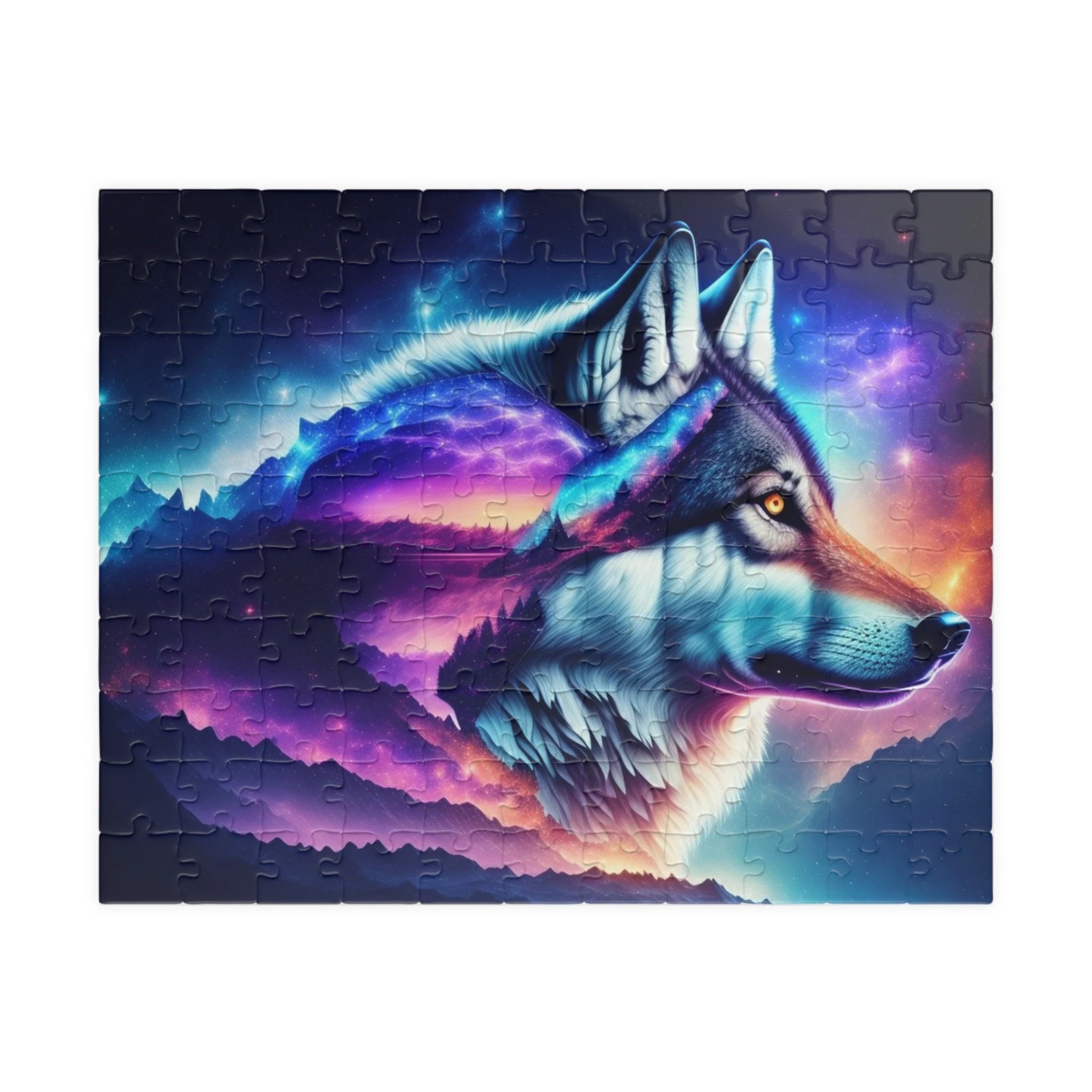 Galaxy Gray Wolf Jigsaw Puzzle