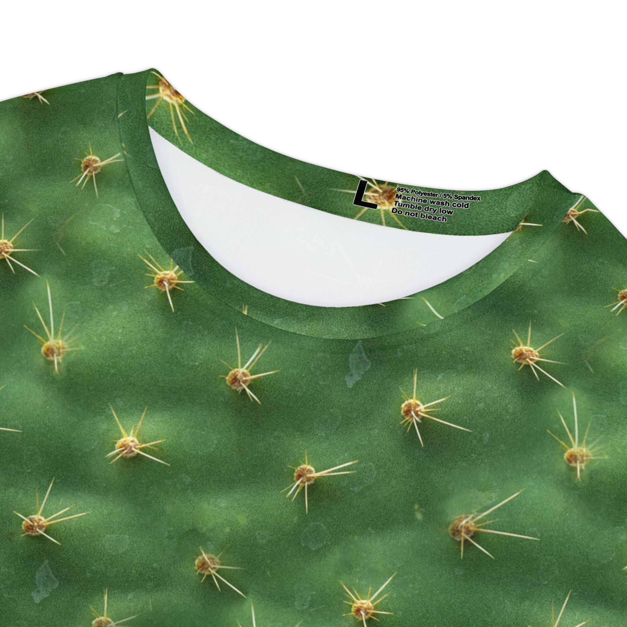 Spiney Cactus Texture Graphic T Shirt