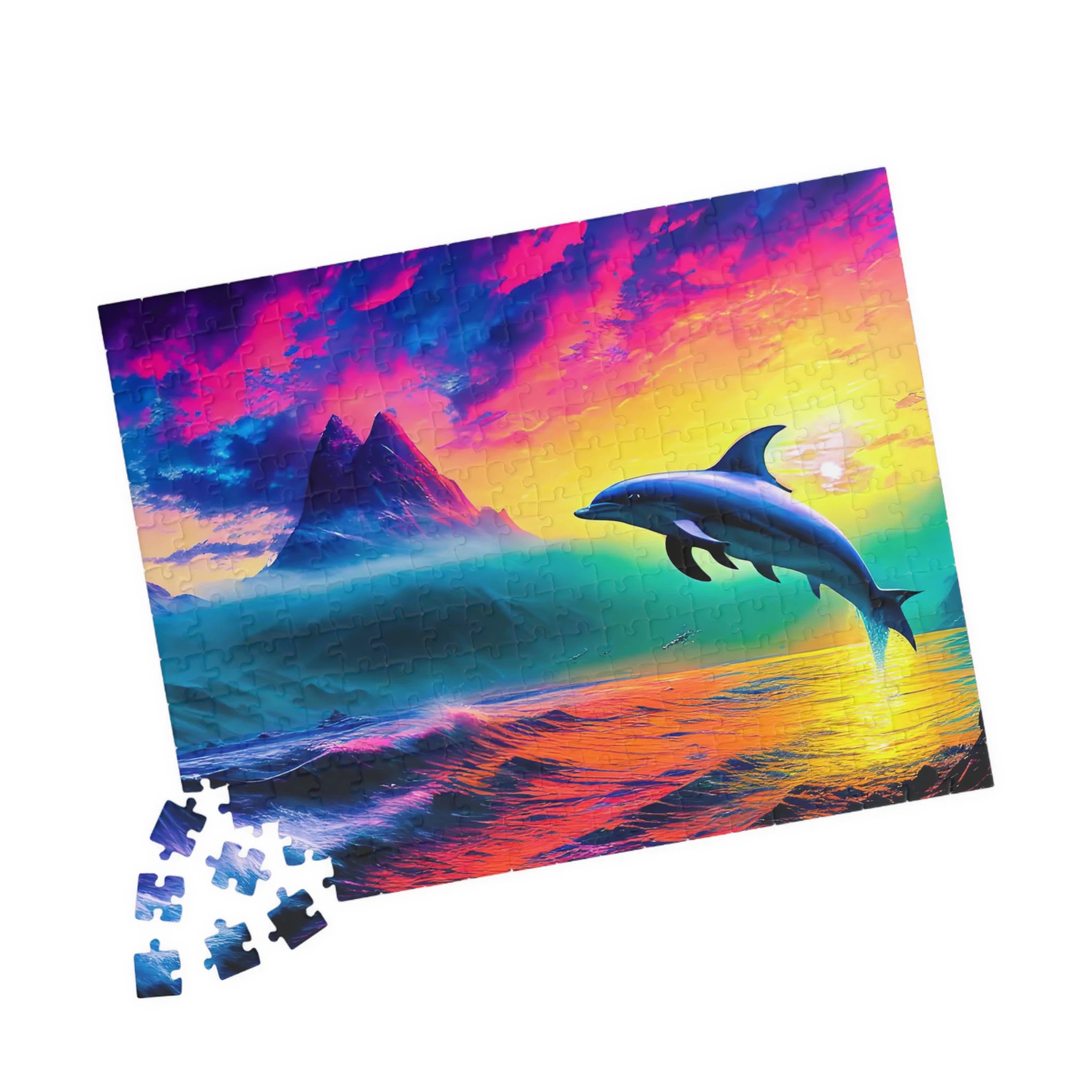 Dolphin Jump Jigsaw Puzzle