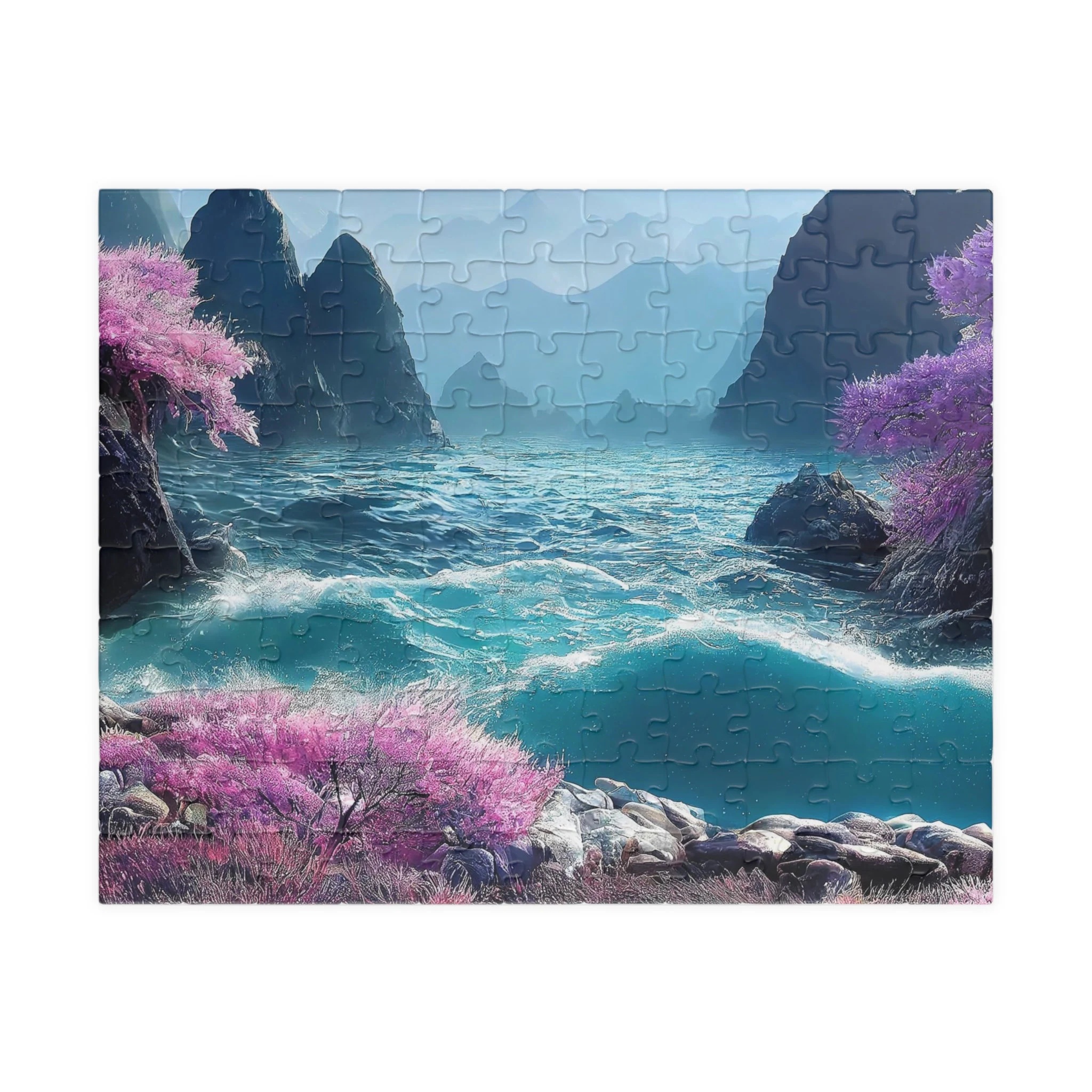 Fantasy Oceanside View Jigsaw Puzzle