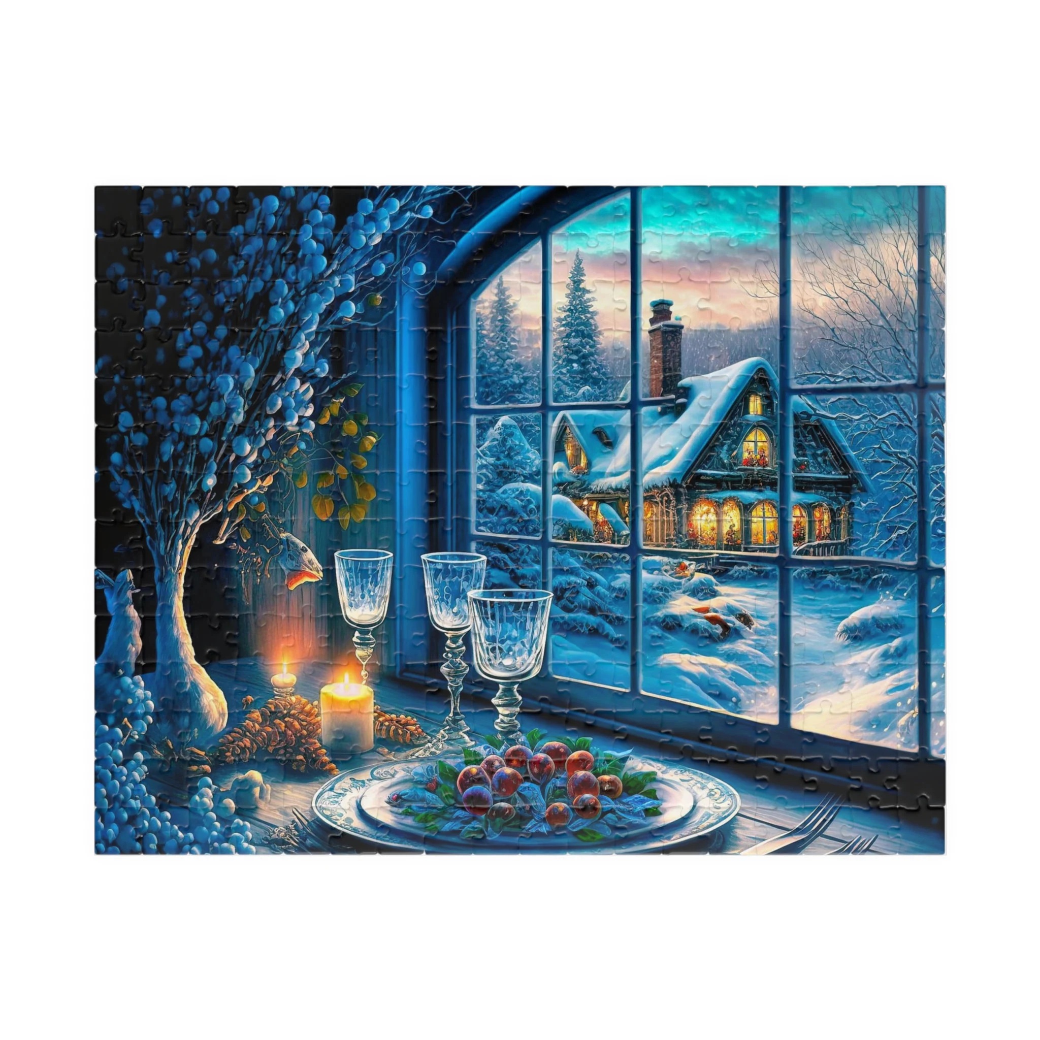Holidays Through the Window Jigsaw Puzzle