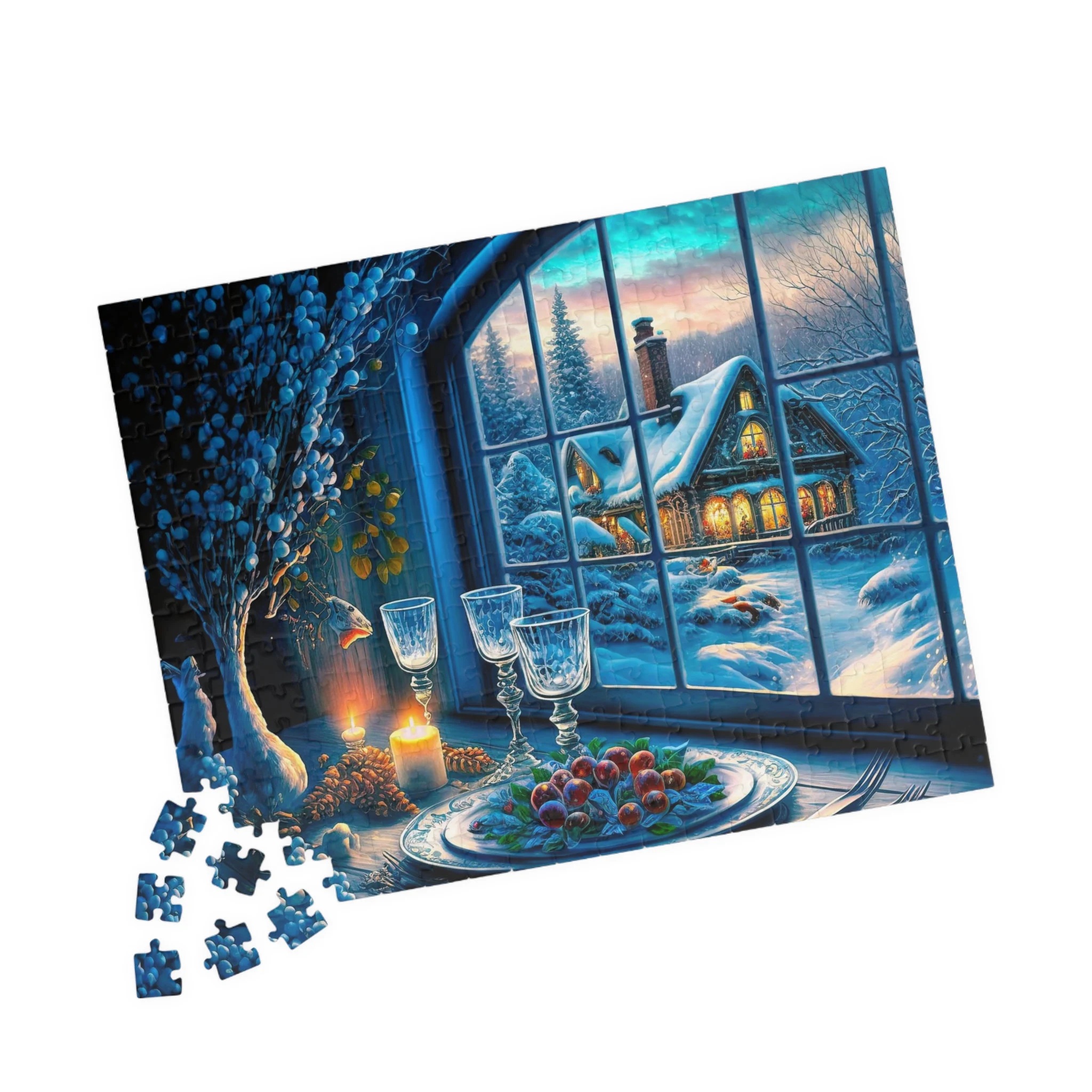 Holidays Through the Window Jigsaw Puzzle