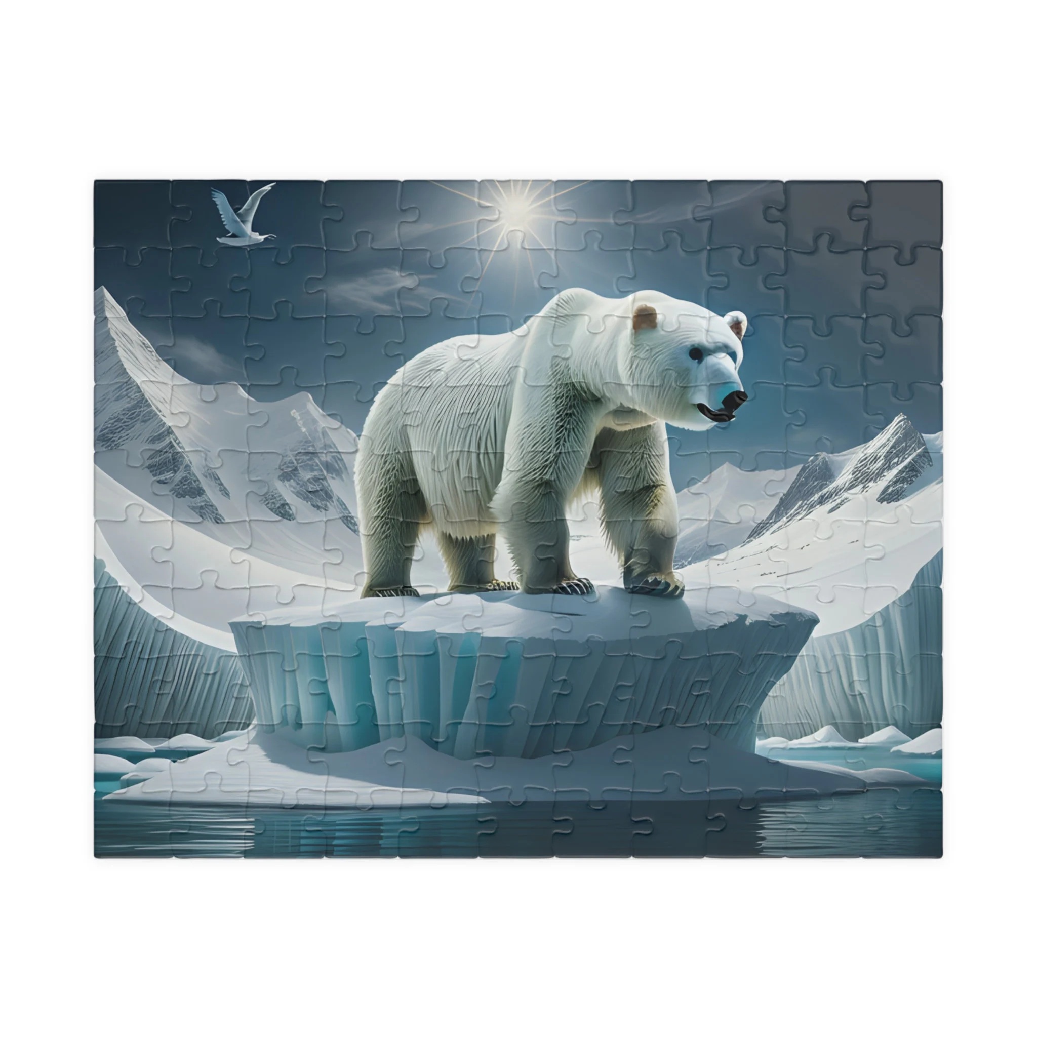 Polar Bear on Iceberg Jigsaw Puzzle