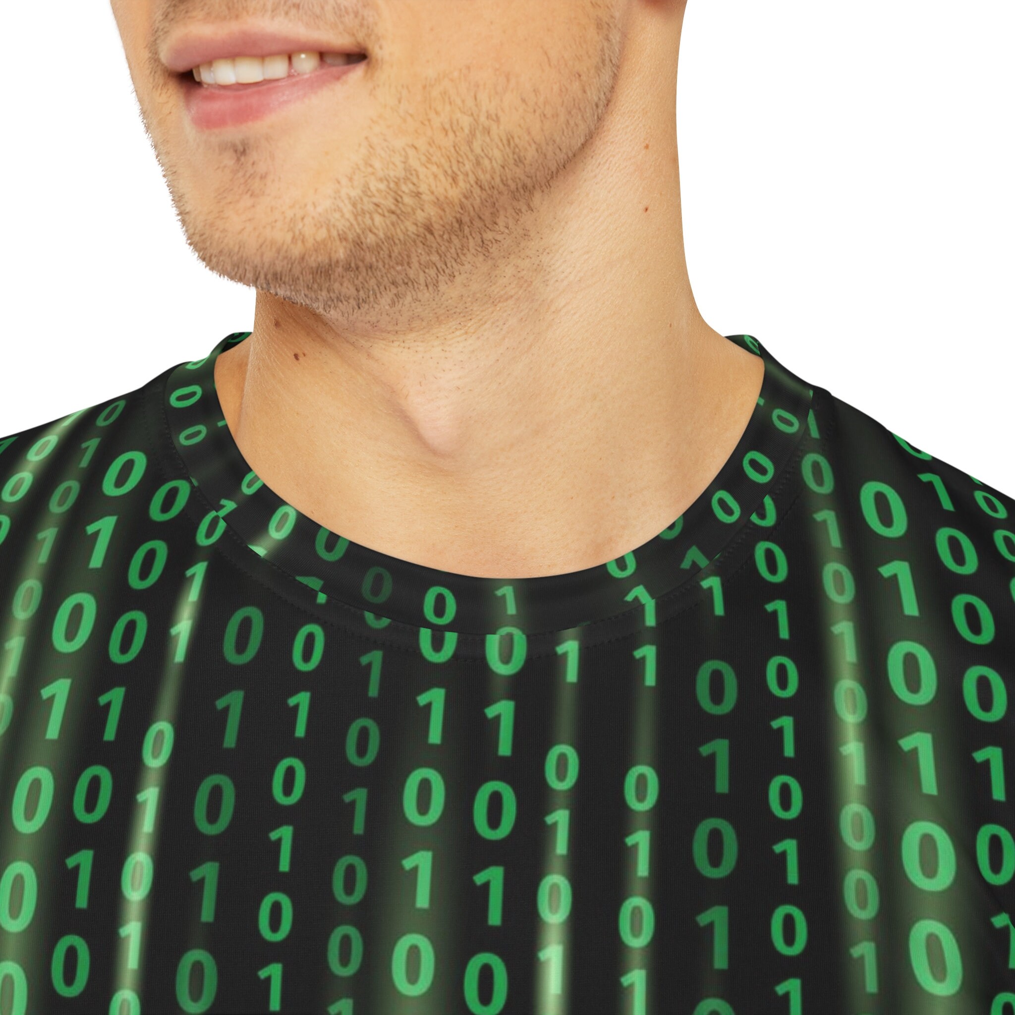 Binary Code Graphic Technology T Shirt