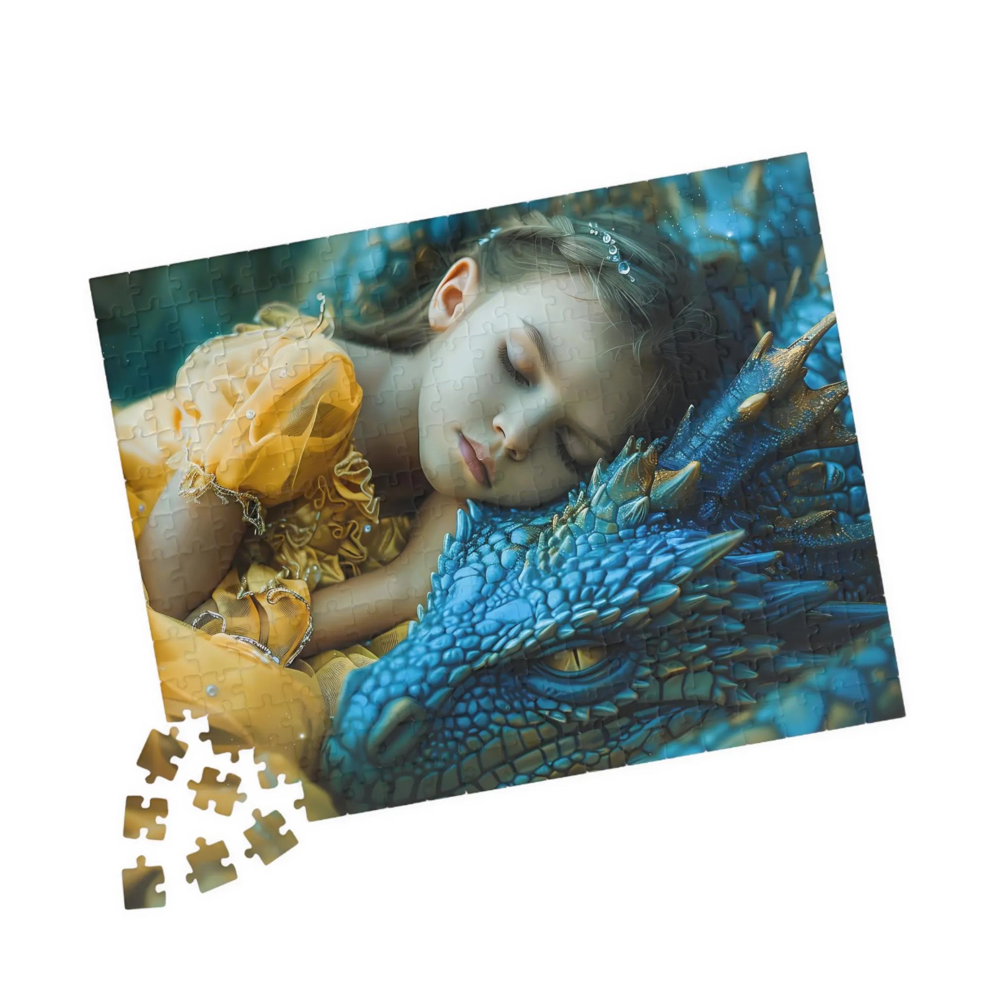 Little Princess and Dragon Jigsaw Puzzle