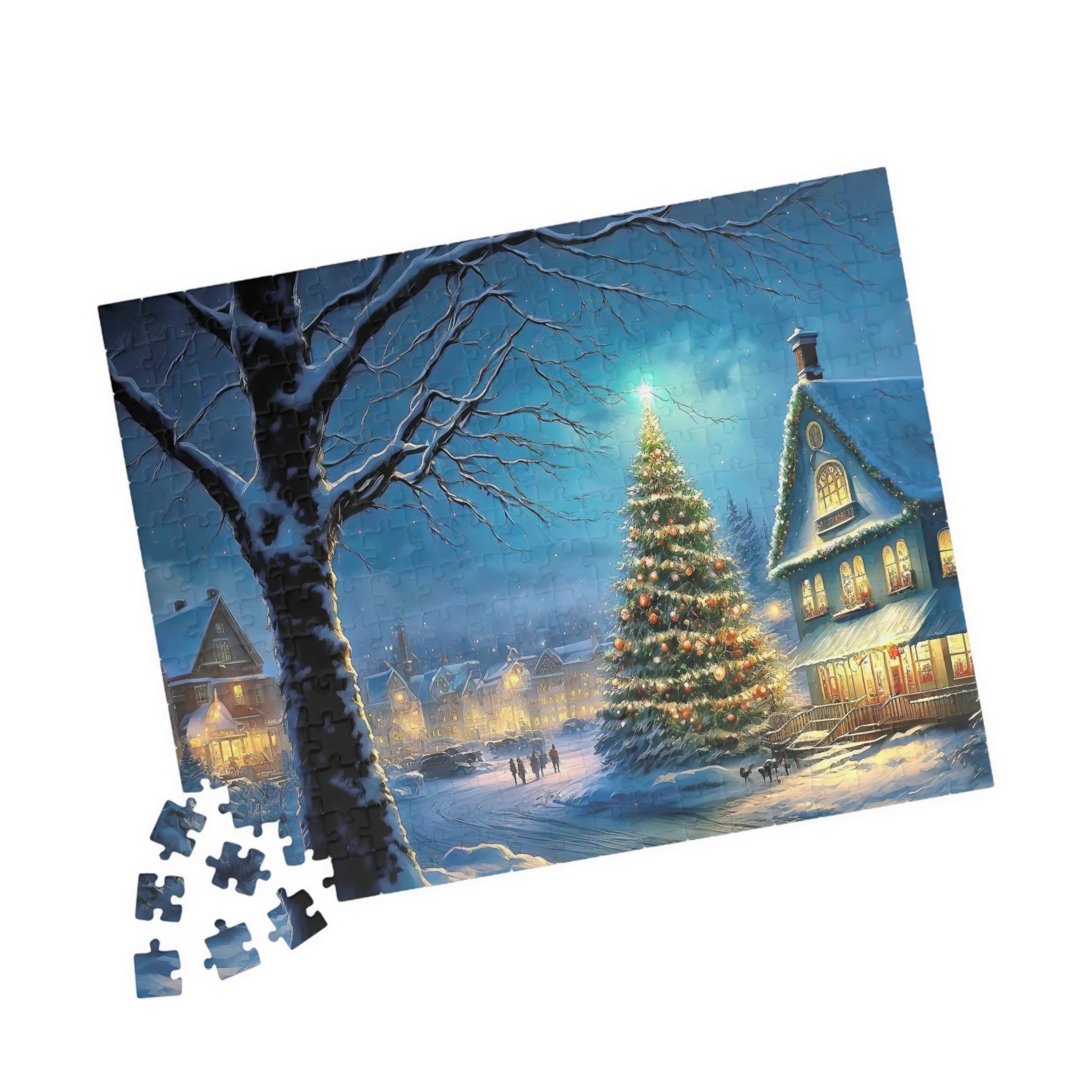 Holiday Eve View Jigsaw Puzzle