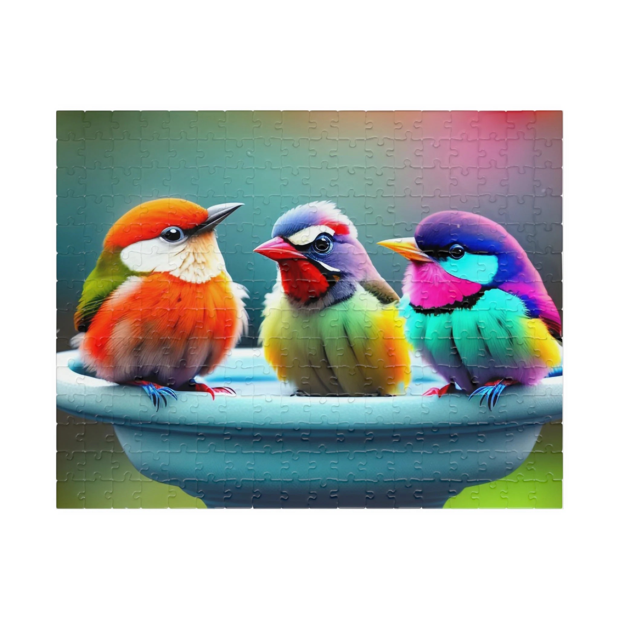Colorful Wild Birds Jigsaw Puzzle