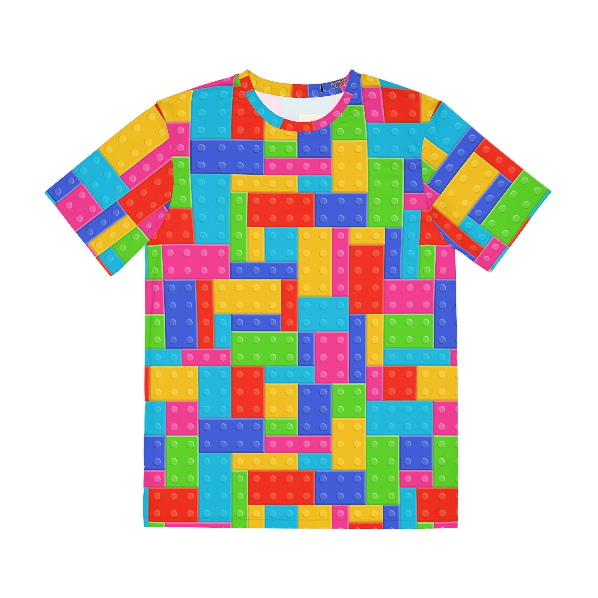 Building Blocks Bricks Print T-shirt
