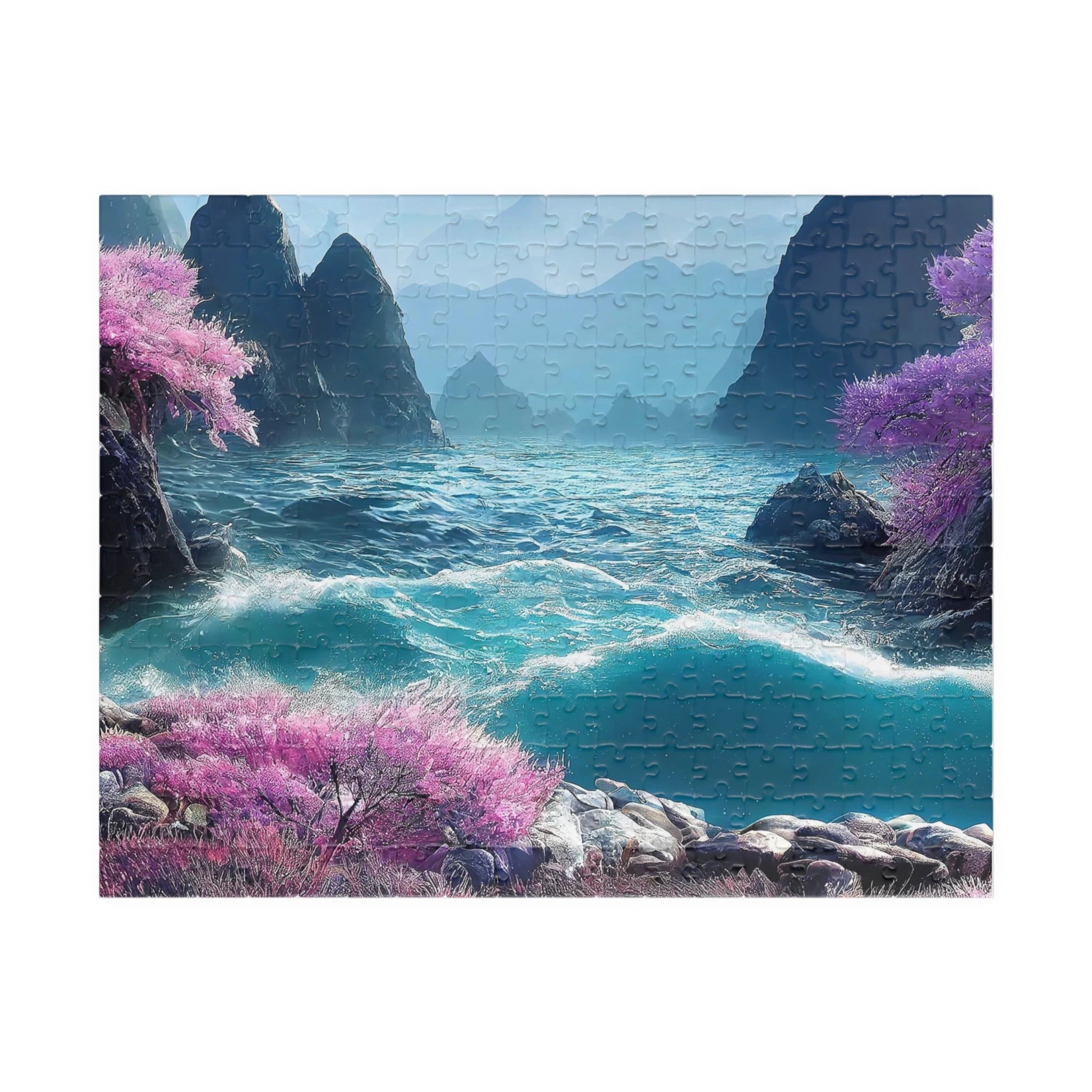 Fantasy Oceanside View Jigsaw Puzzle