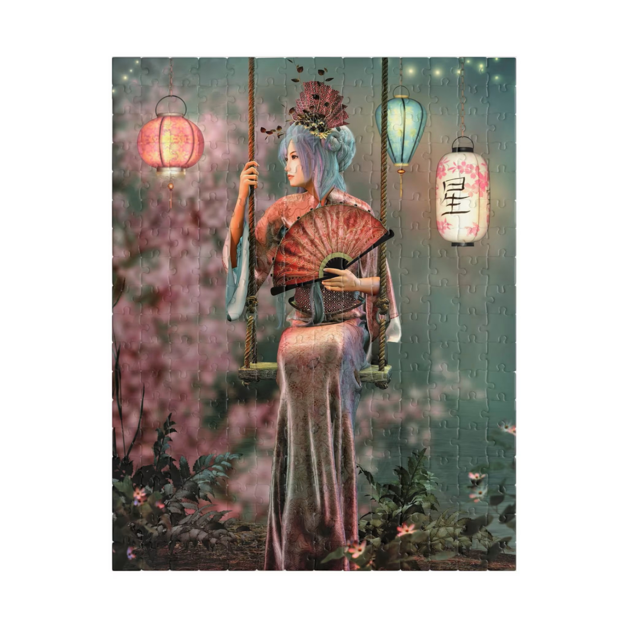 Japanese Geisha Jigsaw Puzzle