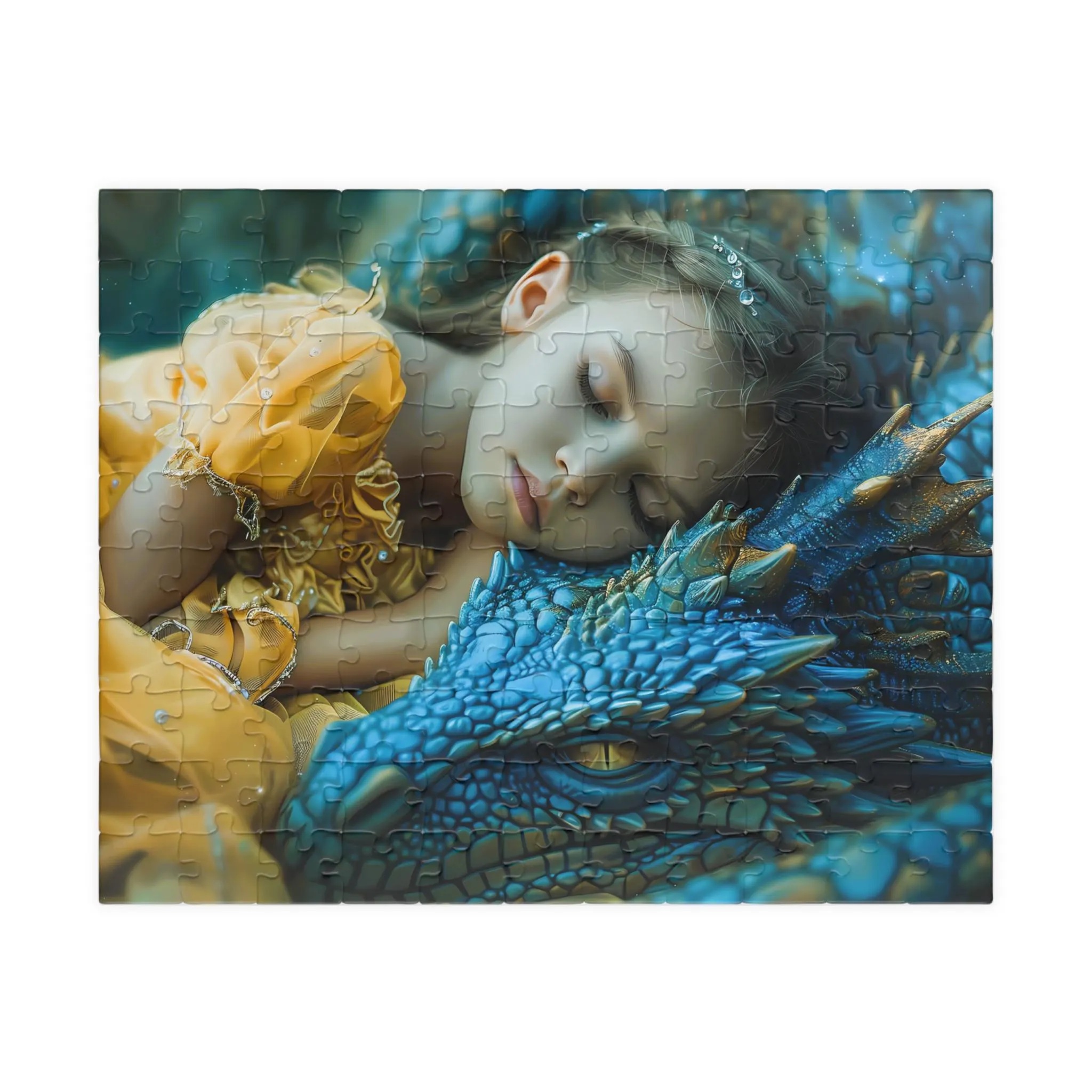 Little Princess and Dragon Jigsaw Puzzle