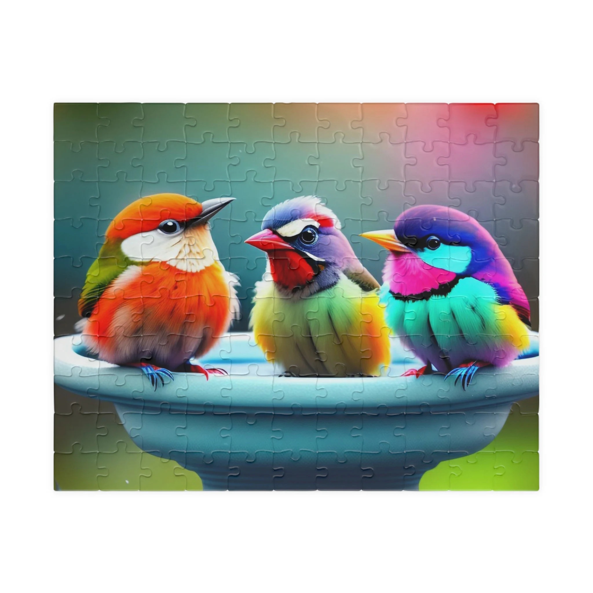 Colorful Wild Birds Jigsaw Puzzle