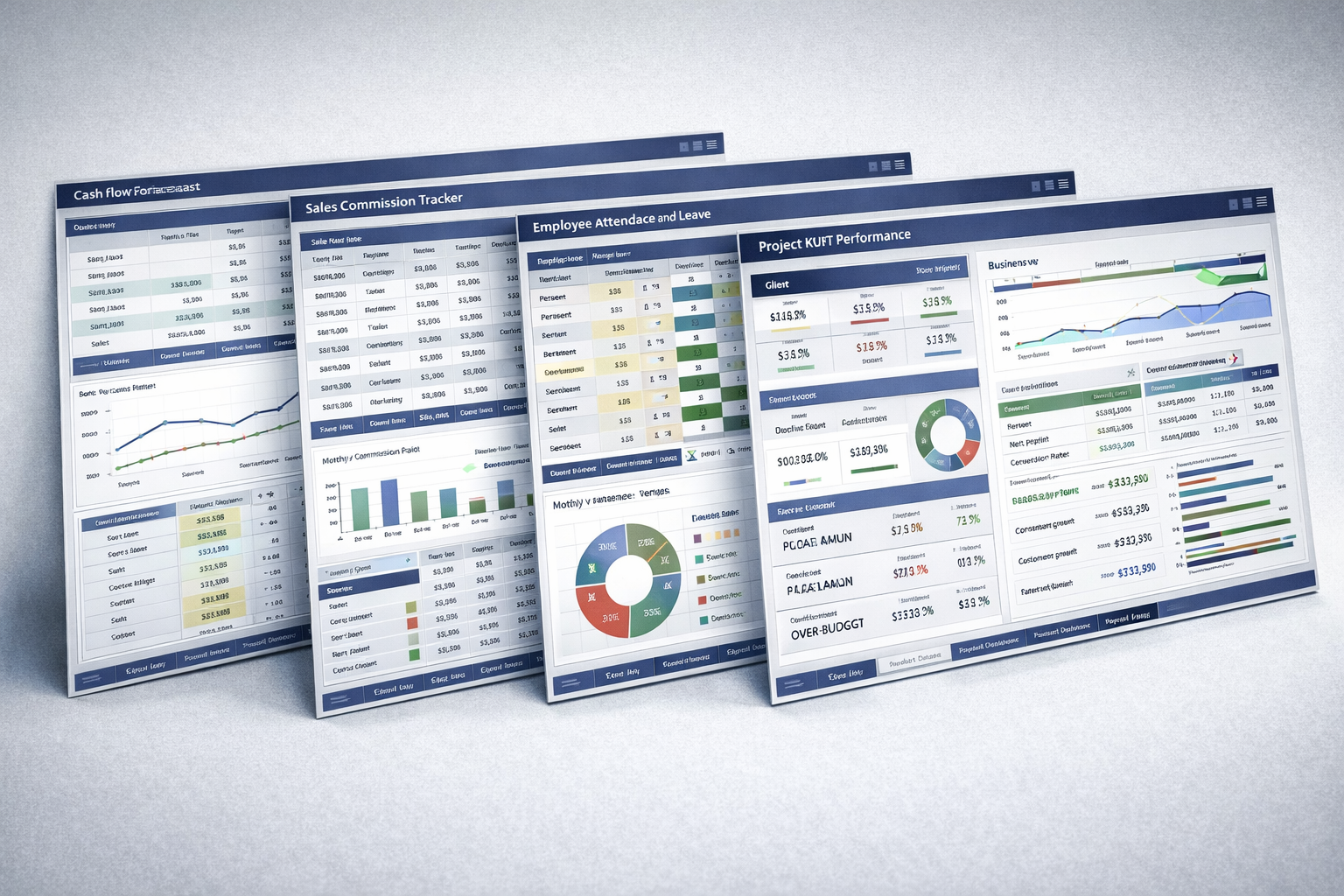 Business Growth Spreadsheet Toolkit Bundle for Entrepreneurs and Small Businesses