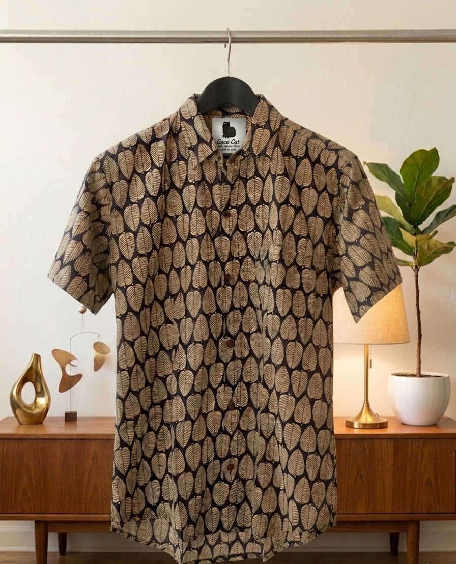 Chemise Feuilles 
