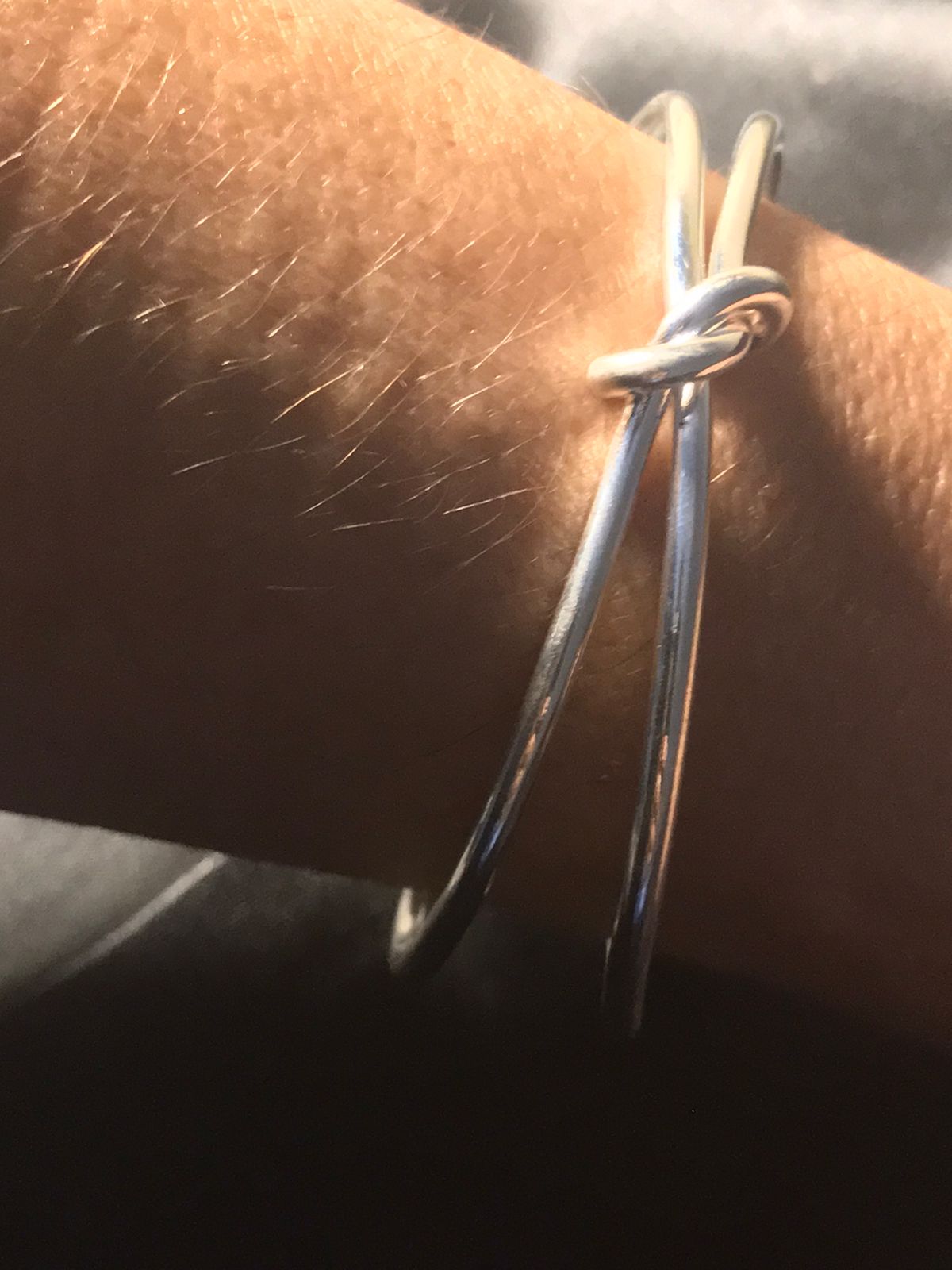 Bracelete Nó de Prata