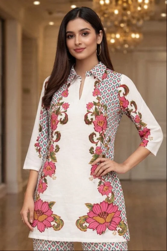 MUSHK PEARL PRINTED CO-ORD SET