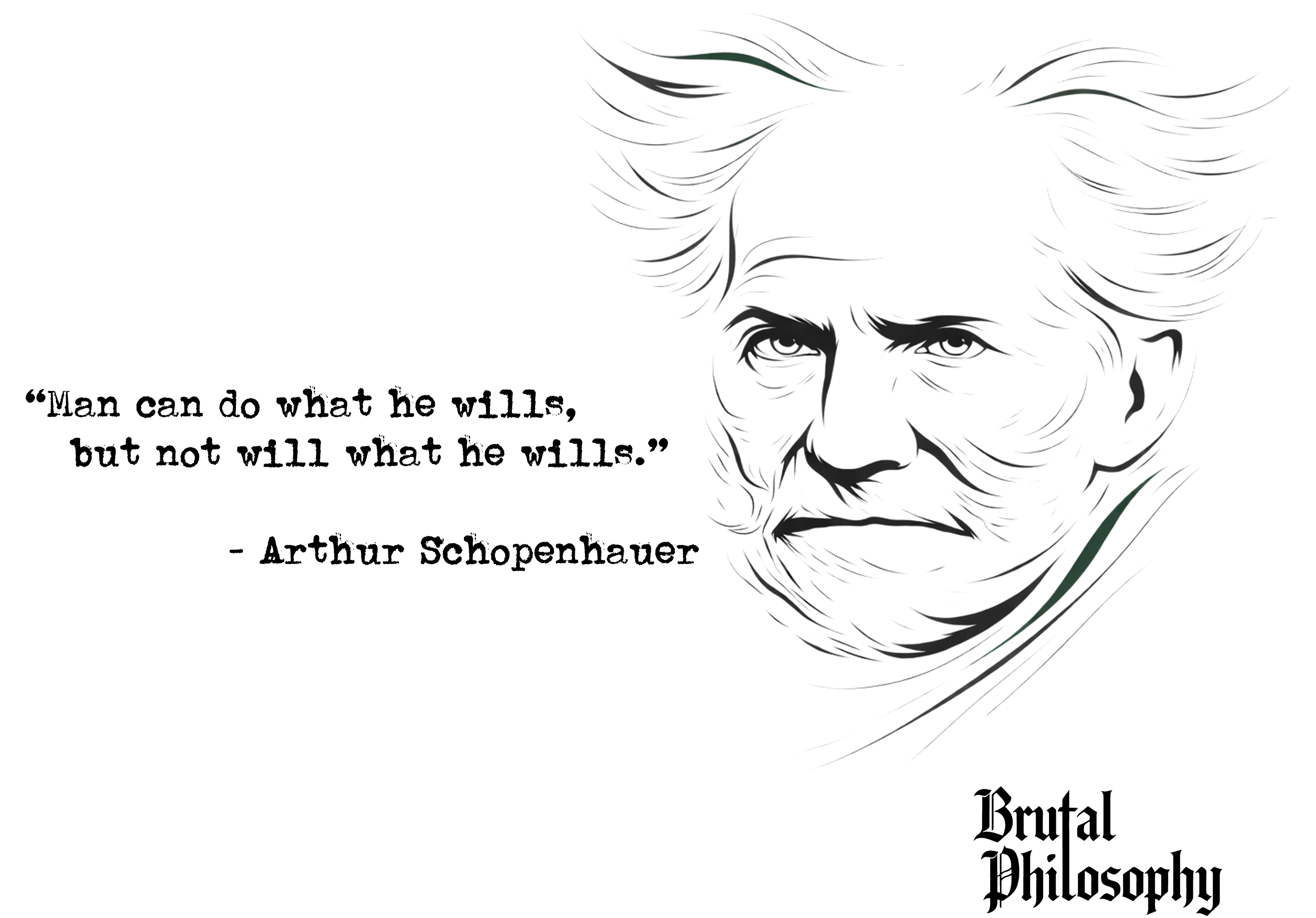 Premium Tee - Arthur Schopenhauer