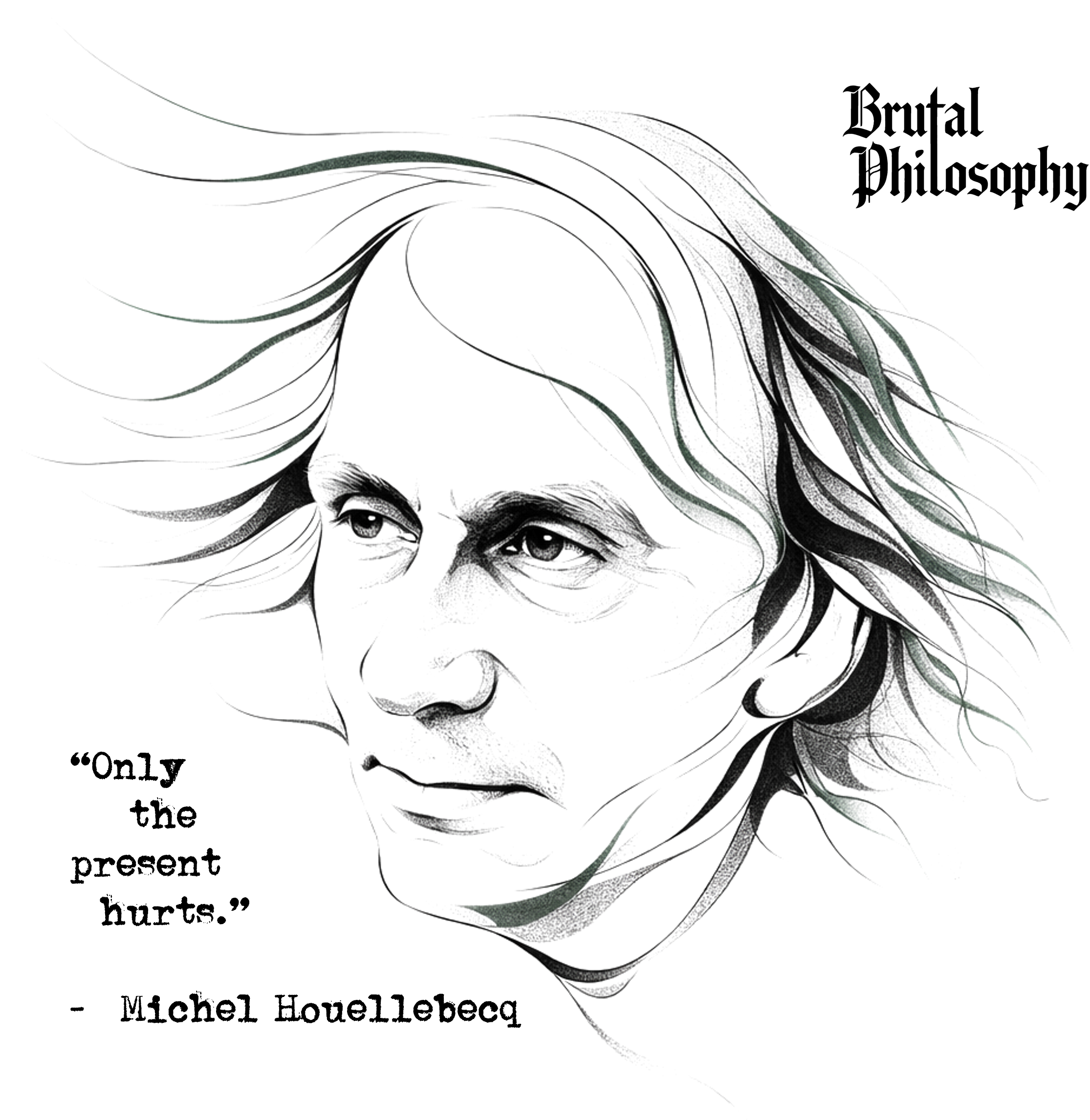 Premium Tee - Michel Houellebecq