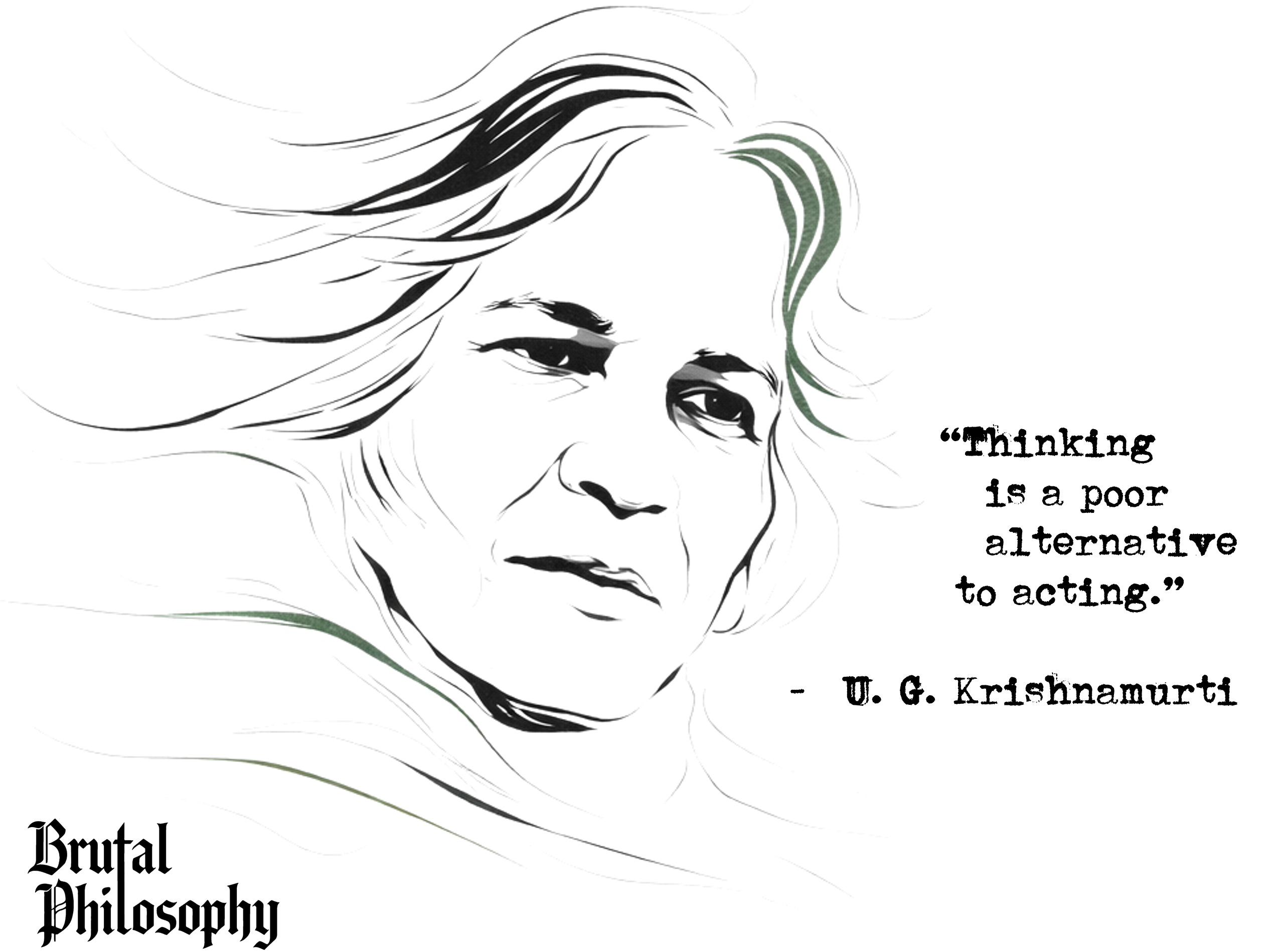 Premium Tee - U. G. Krishnamurti