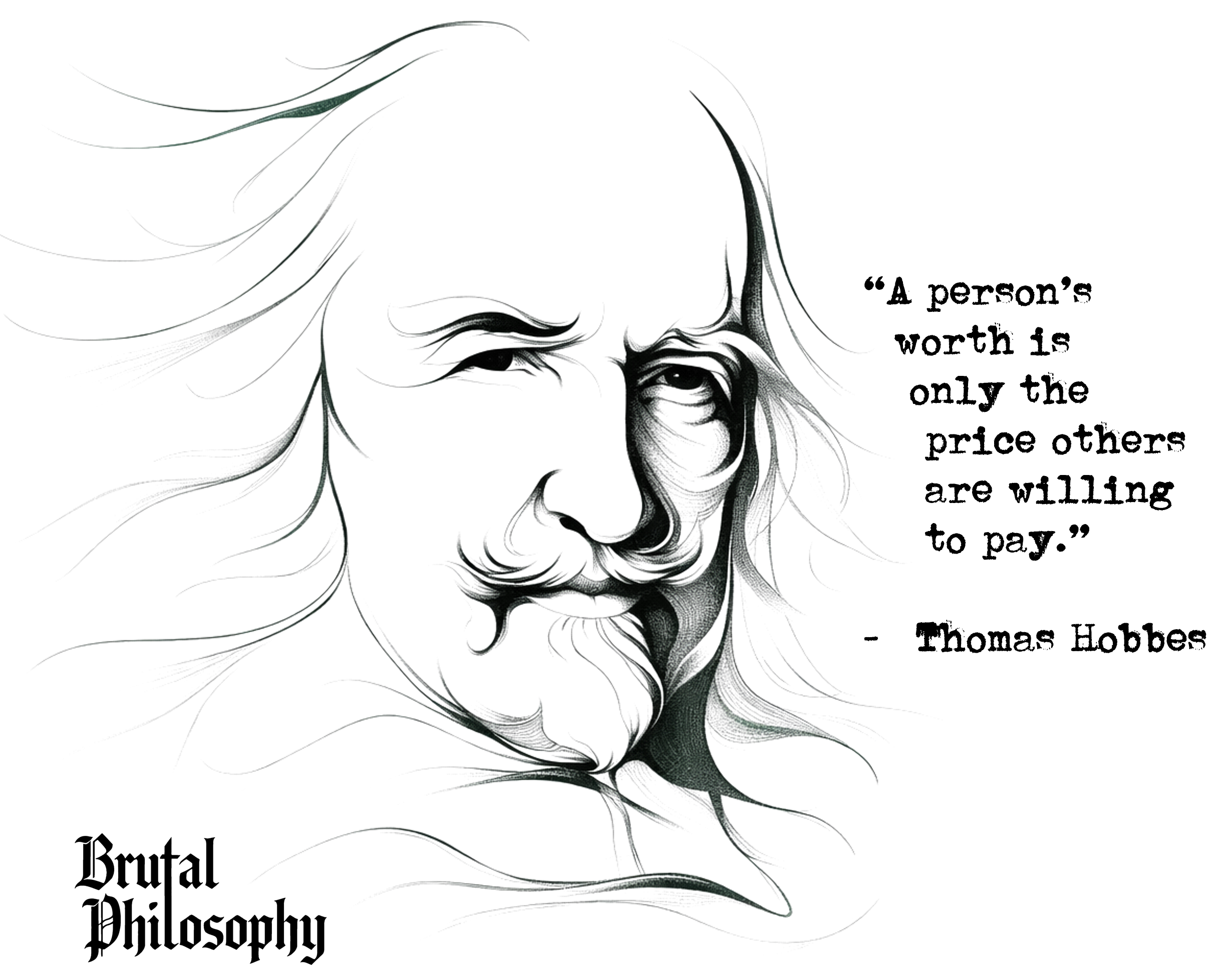 Premium Tee - Thomas Hobbes