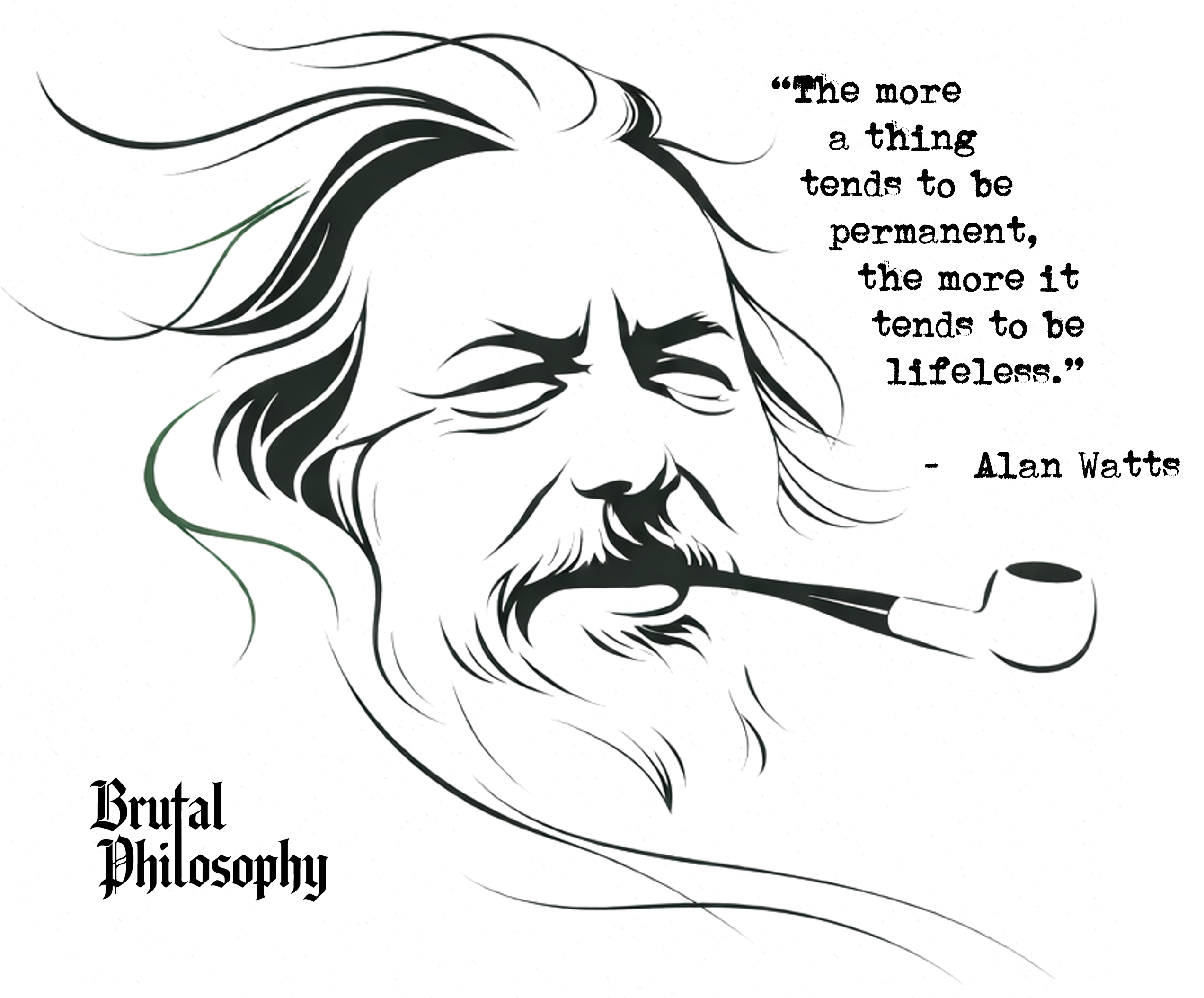 Premium Tee - Alan Watts