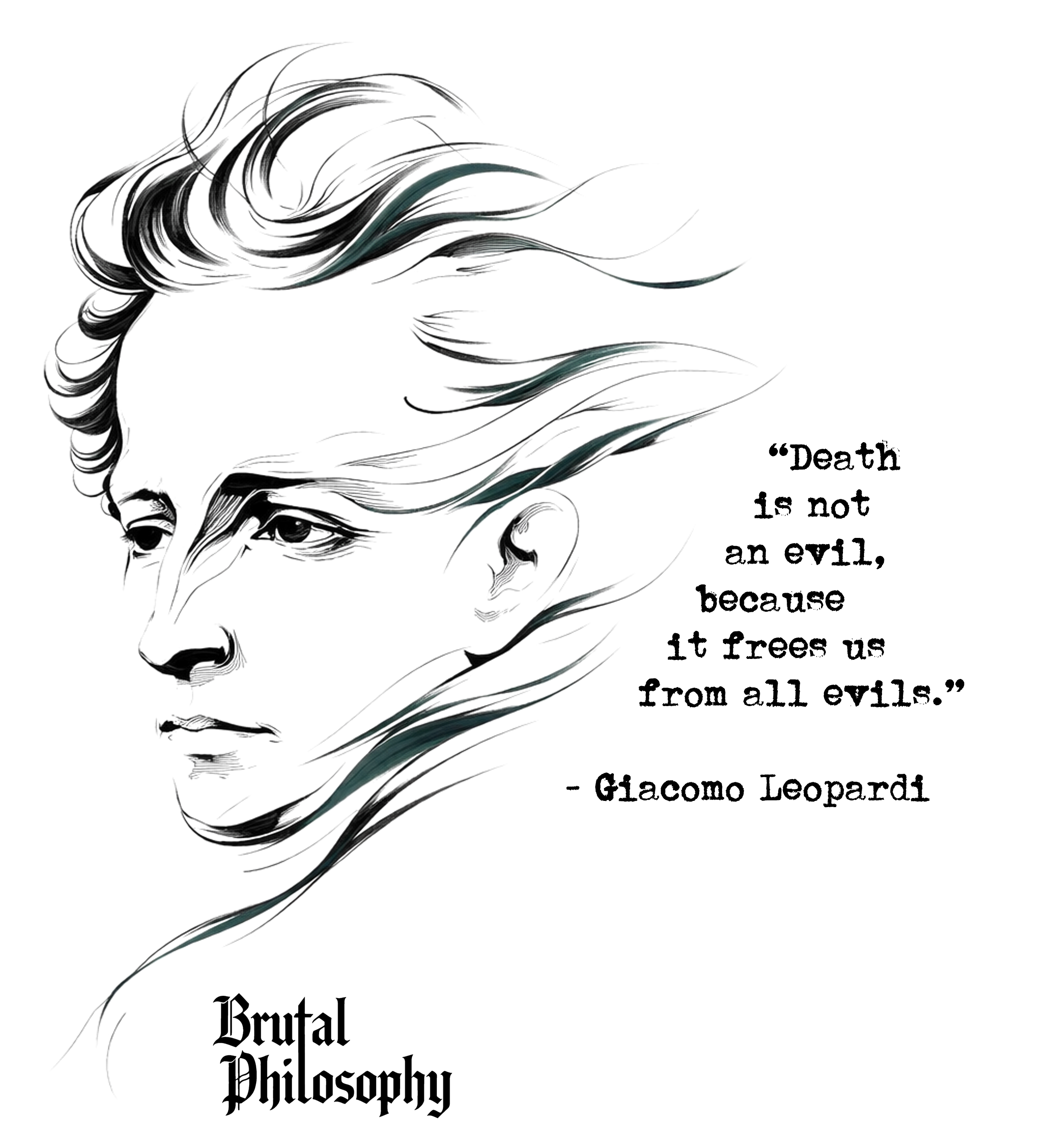 Premium Tee - Giacomo Leopardi