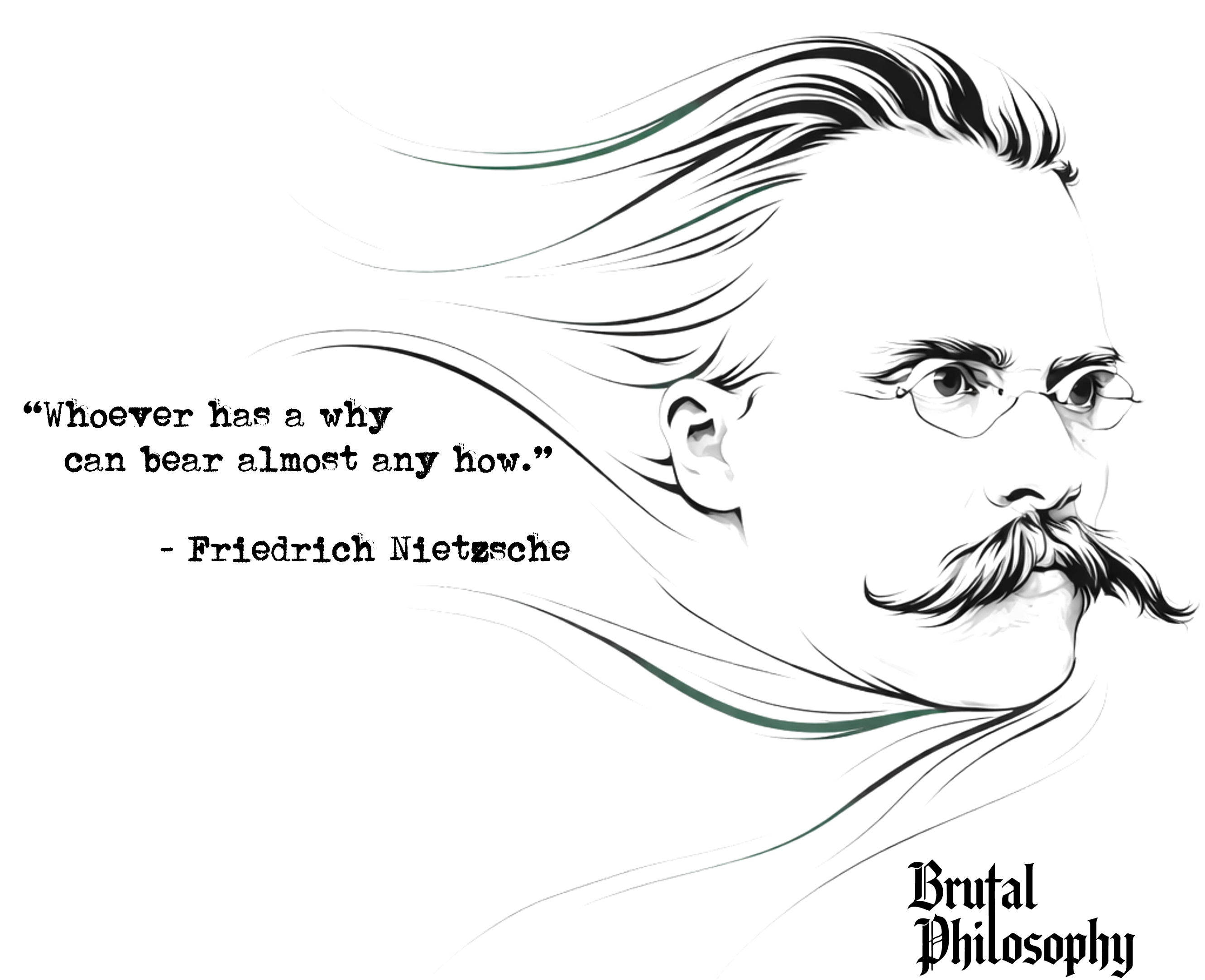 Premium Tee - Friedrich Nietzsche