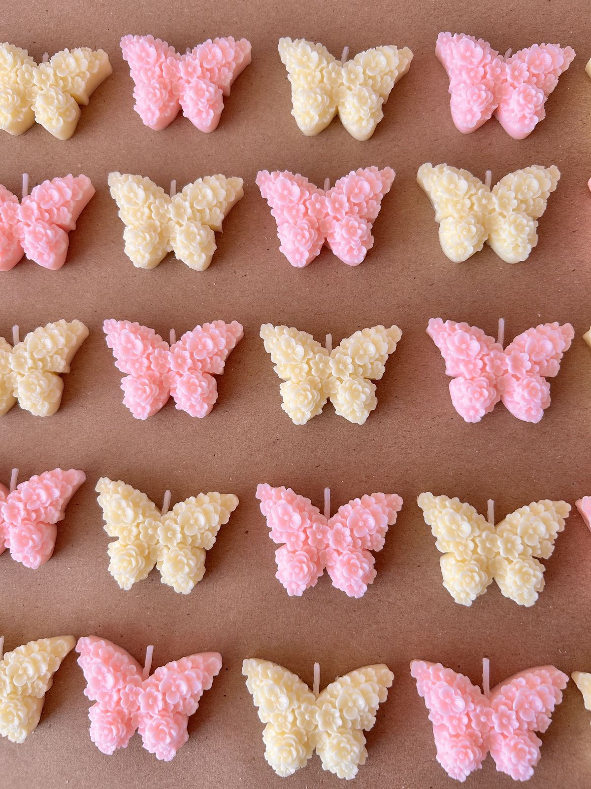 Kelebek Şekilli Mumlar