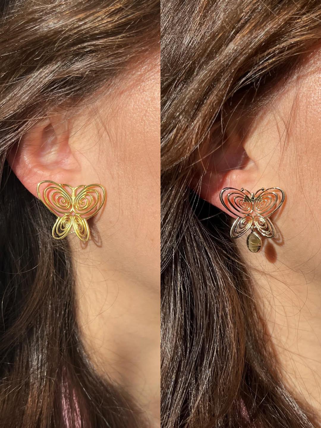 Füsun Kelebek Küpe