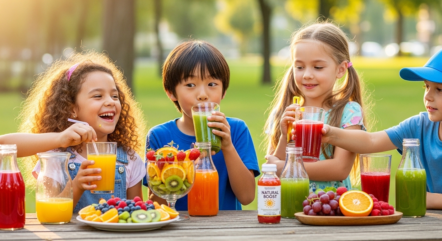 Receitas de 30 Sucos Naturais para Crianças com Síndrome Metabólica