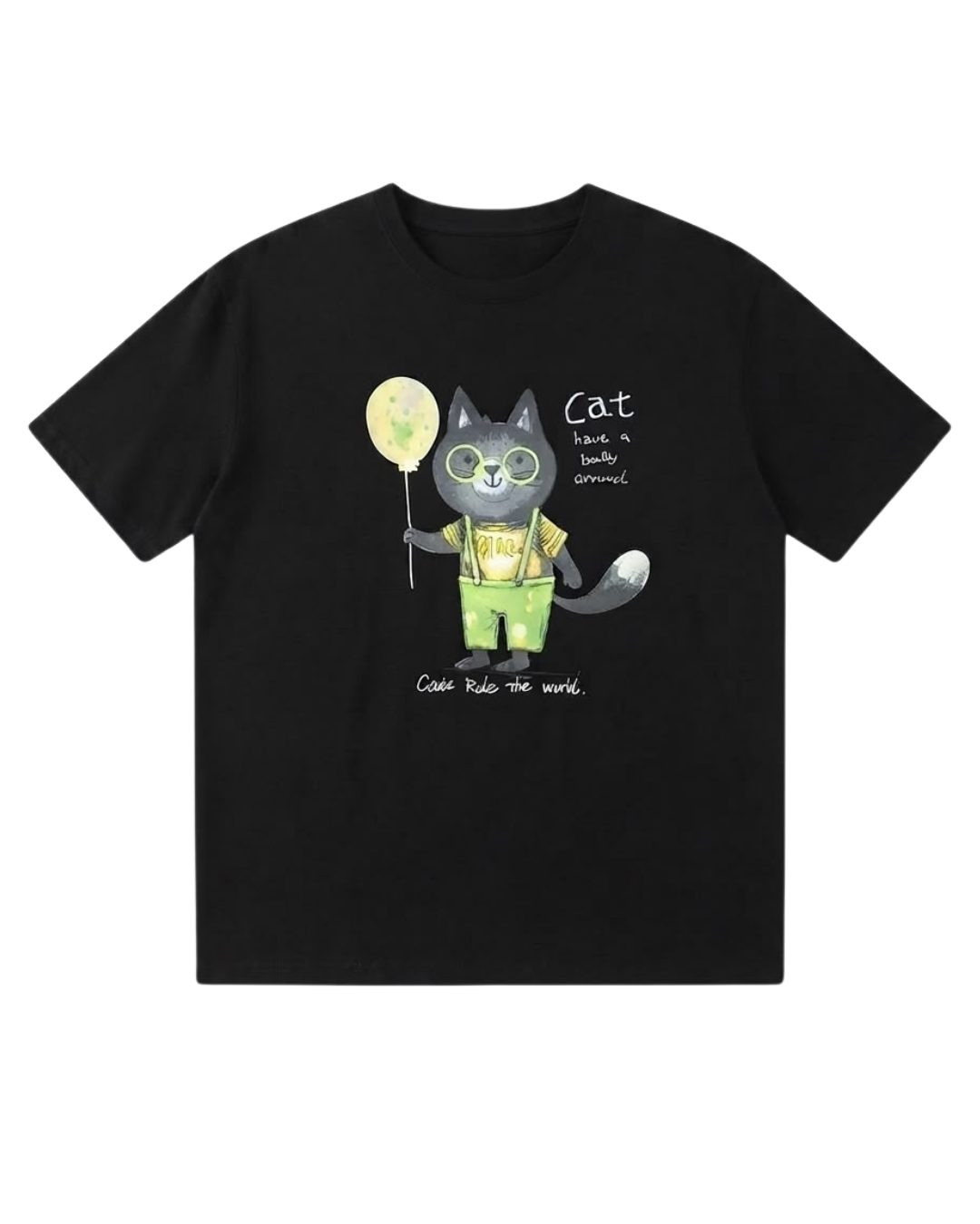 Cute Cat Graphic T-Shirt