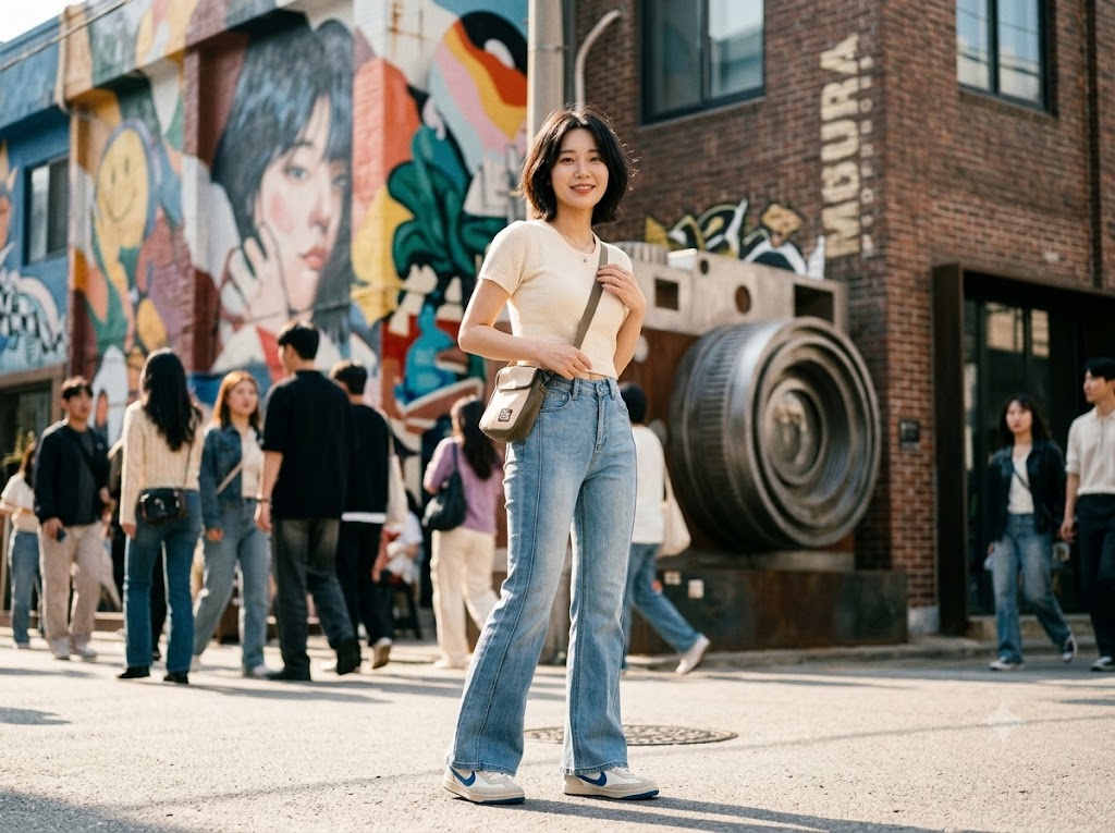 High Waist Flared Jeans