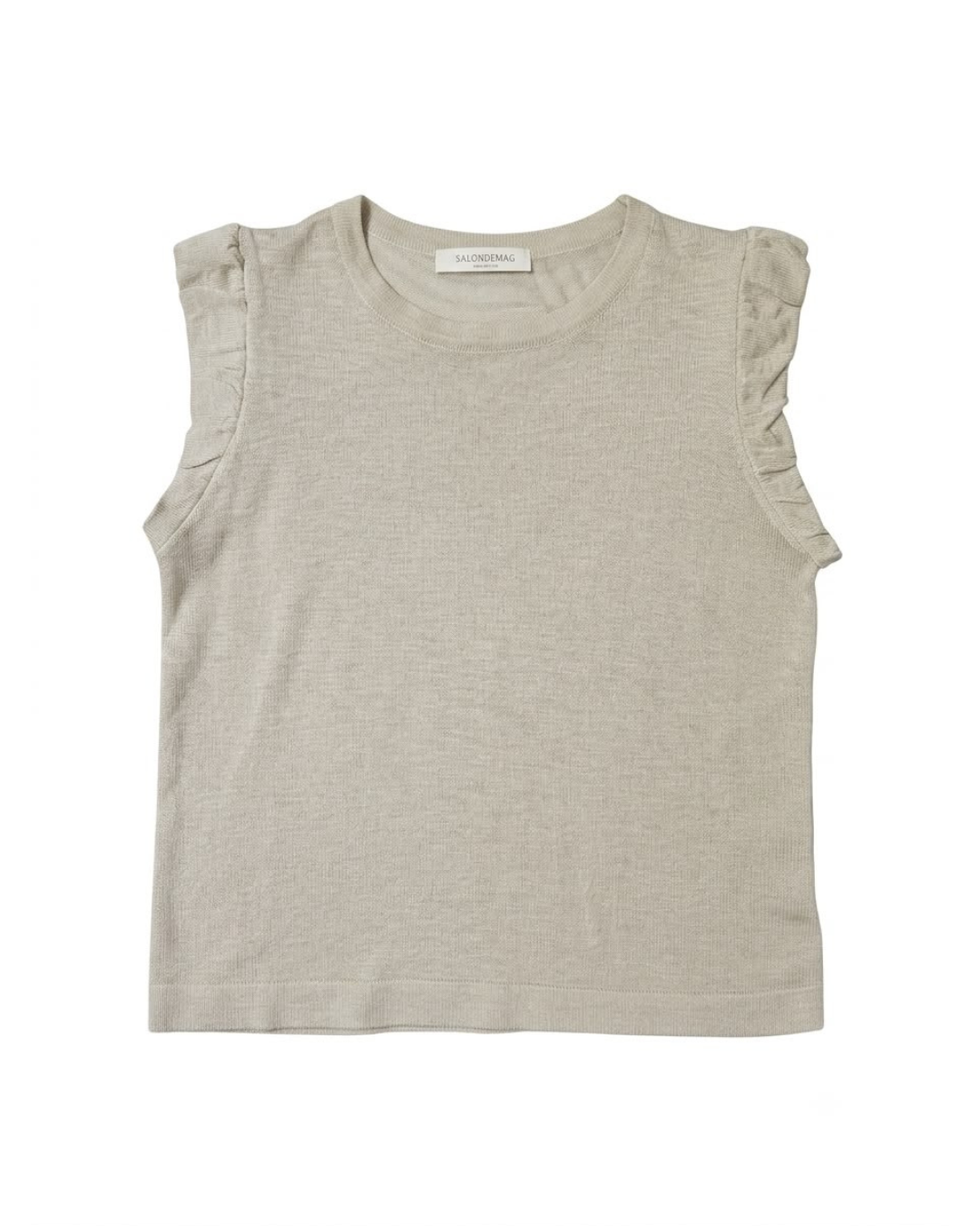 Girls' Ruffle Sleeve Cotton Top