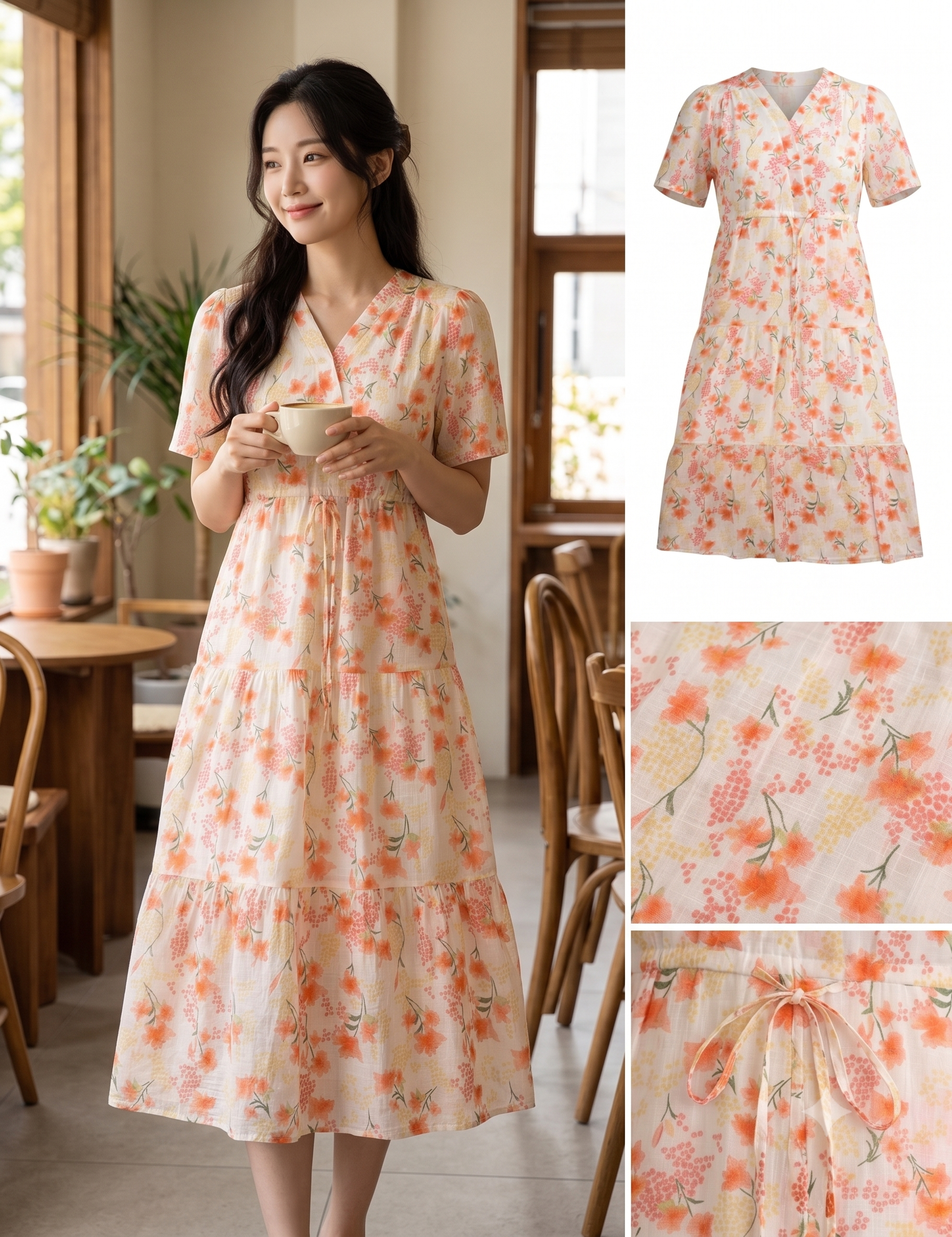 Floral Midi Dress