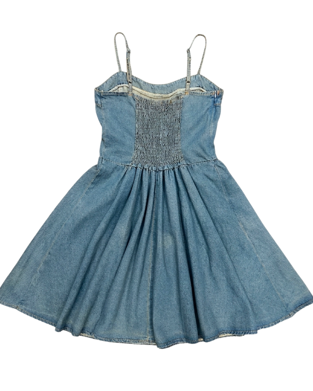 Denim Spaghetti Strap Dress