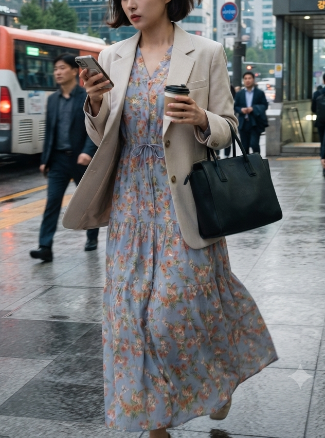 Floral Chiffon Maxi Dress