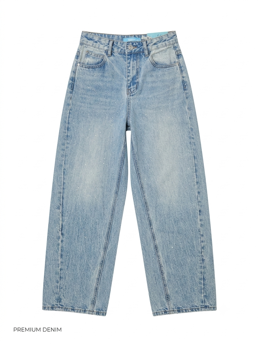 High-Waist Wide-Leg Jeans