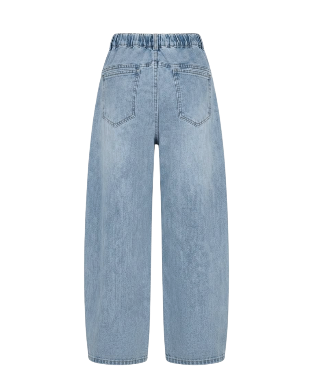 Wide-Leg Denim Jeans