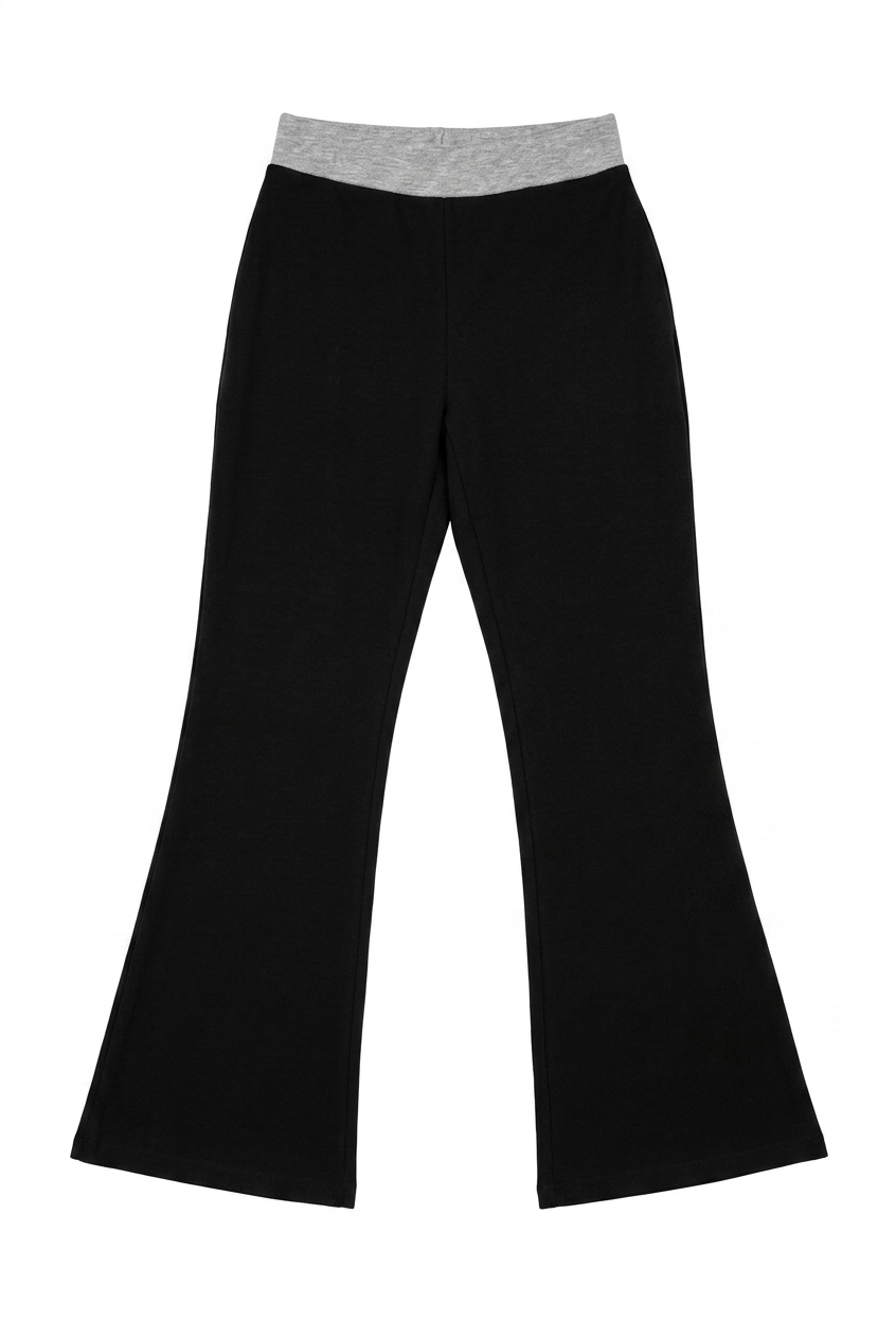 High-Waist Flared Pants