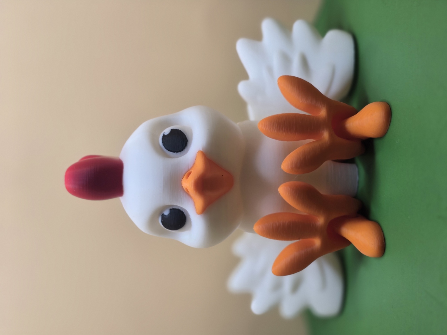 (PLA/PLA-WOOD) 3D PRINTED Chick Desk Companion with Crate - Farm Themed Decor